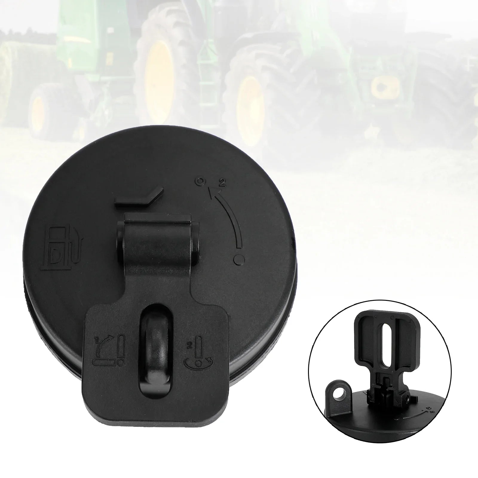 Convient pour John Deere Hitachi Volvo pelle verrouillage bouchon de carburant AT323462 pelle