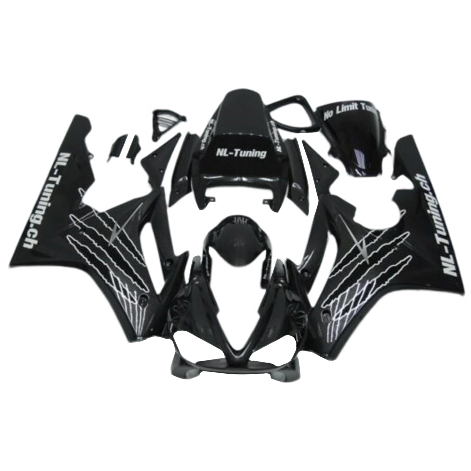 Amotopart Triumph Daytona 675 2009-2012 Kit de carenado de carrocería de plástico ABS