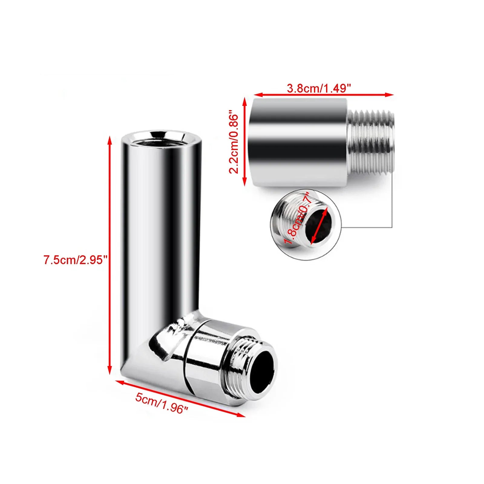 Sensore distanziatore ossigeno O2 Prolunga angolata 90 gradi 02 Estensione tappo M18 x 1,5 generico