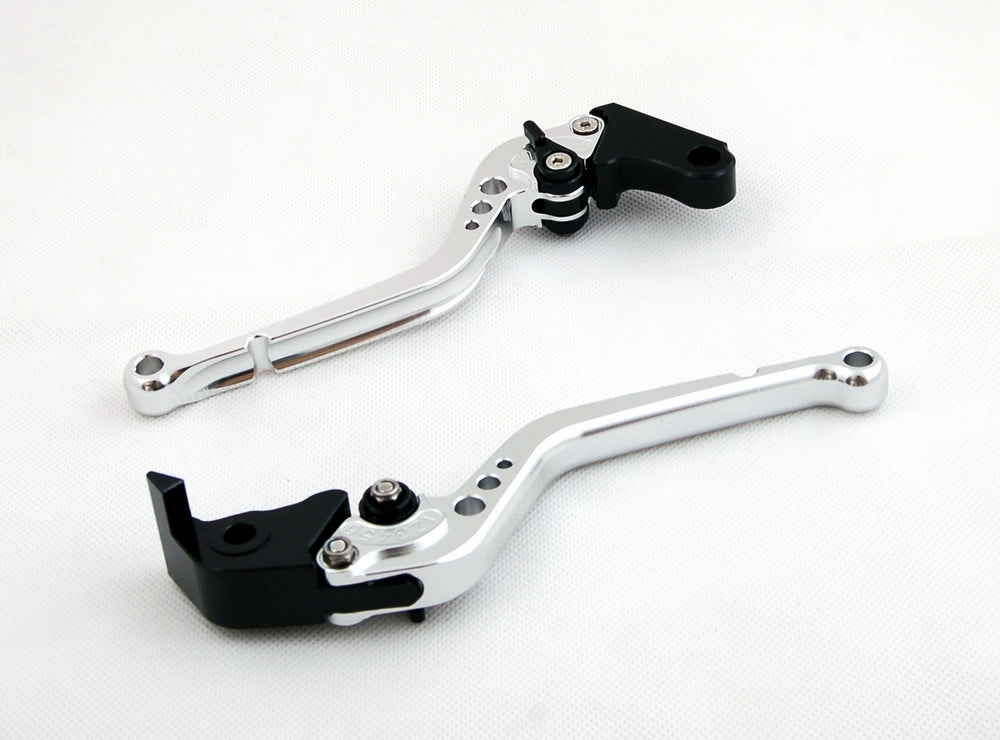 Long Brake Clutch Levers For KTM 690 Duke R 2014-2016 (F11/A90) Black