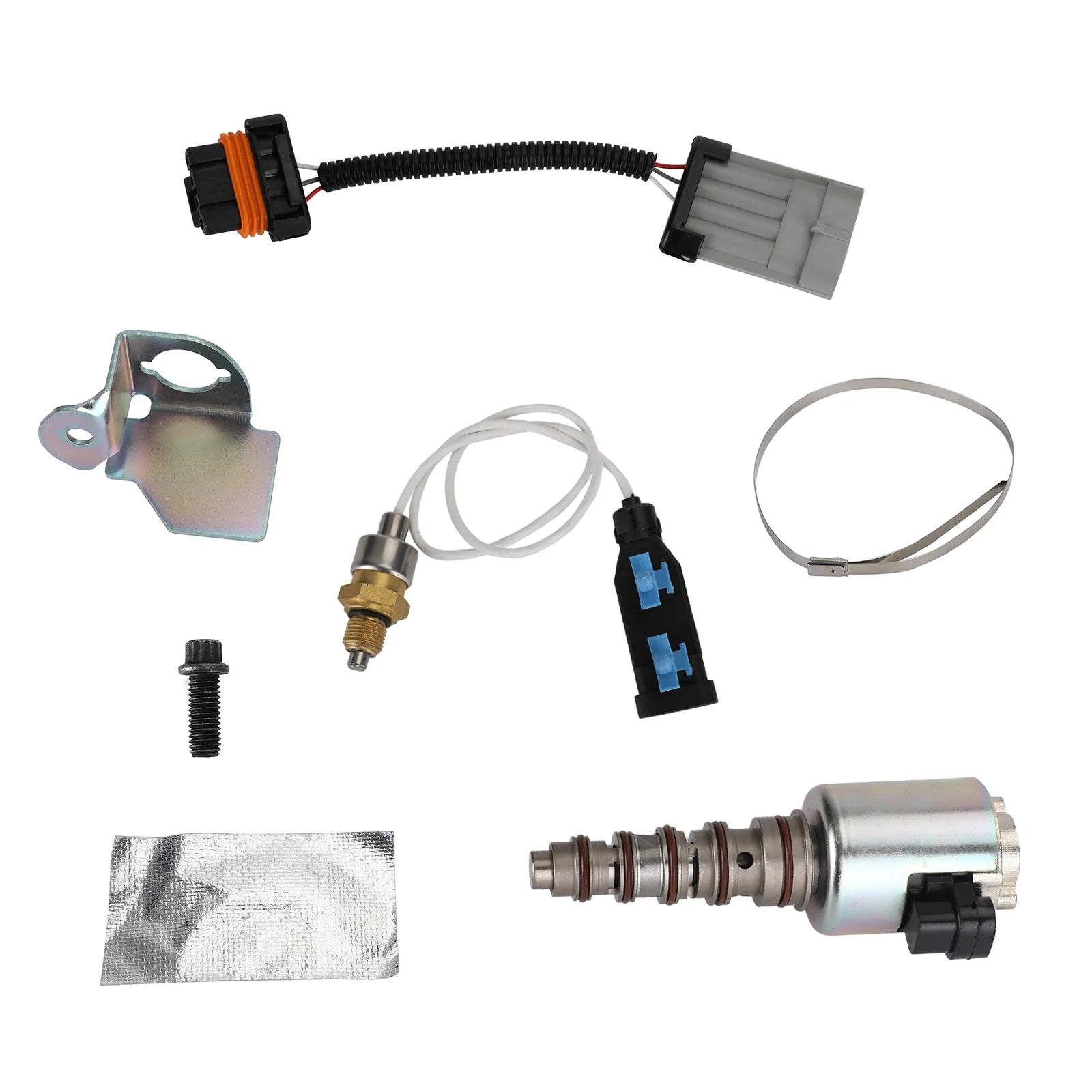 Ford F-Series Trucks & Excursion 2003-2007 con motor Powerstroke de 6.0L VGT Turbo Tune-up Kit - Sensor de posición de paleta 12635324 y solenoide VGT 3C3Z6F089AA