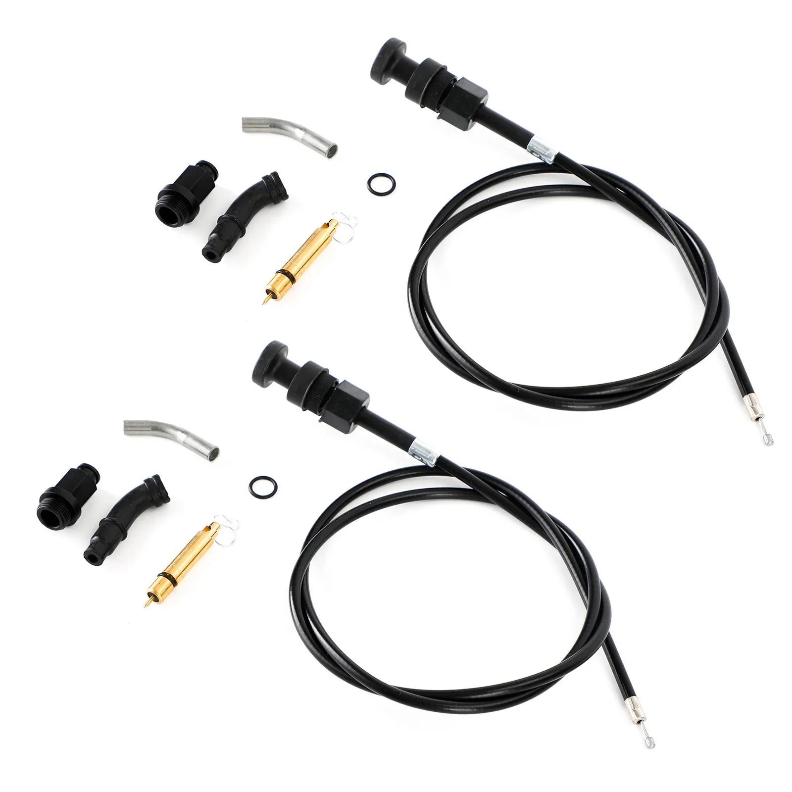 2x Kit de pistón de Cable de estrangulador de carburador para Honda Rancher TRX350 FM TM 00-06 genérico