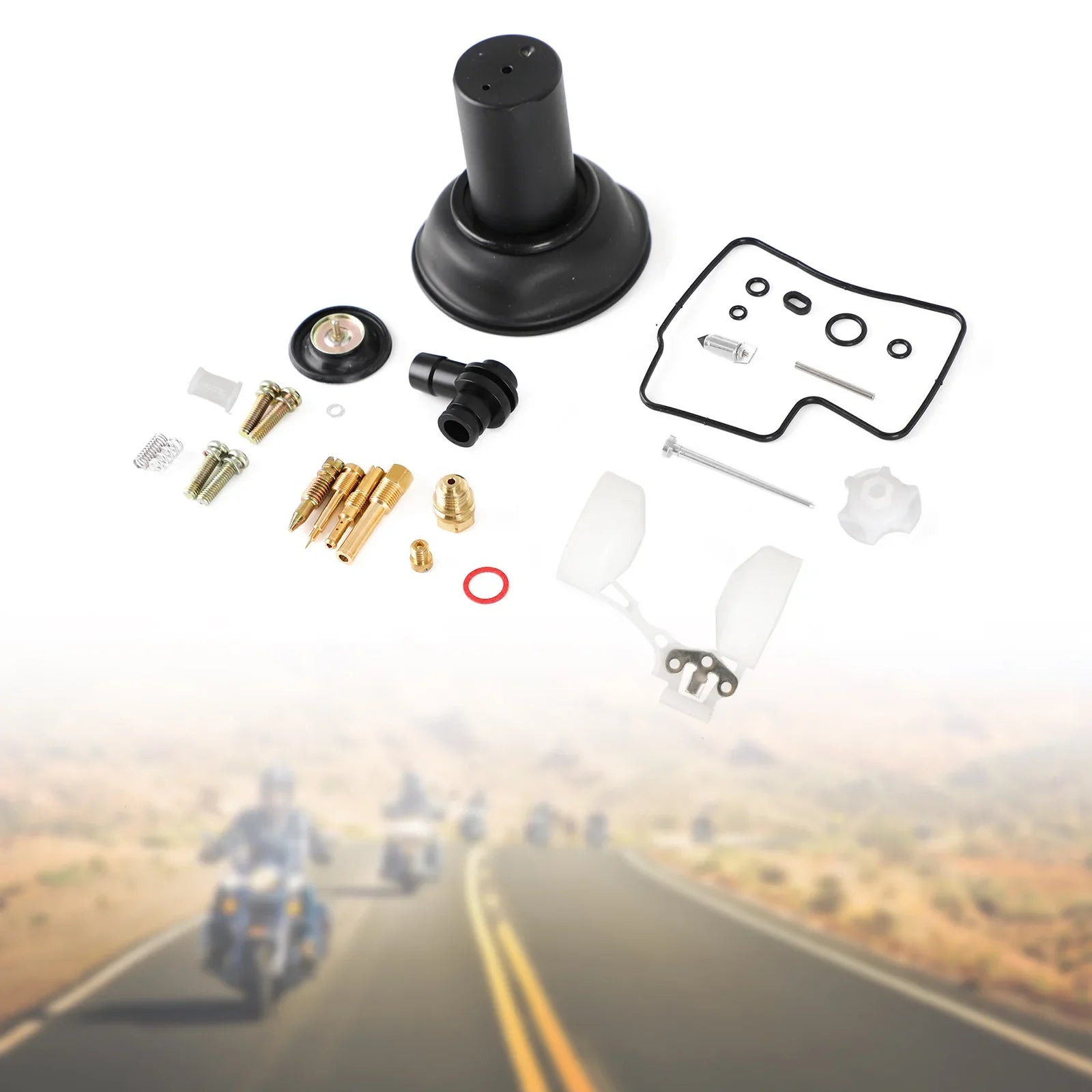 Kit de reconstrucción de carburador con pistón y flotador para Honda VLX600 Steed 600 genérico