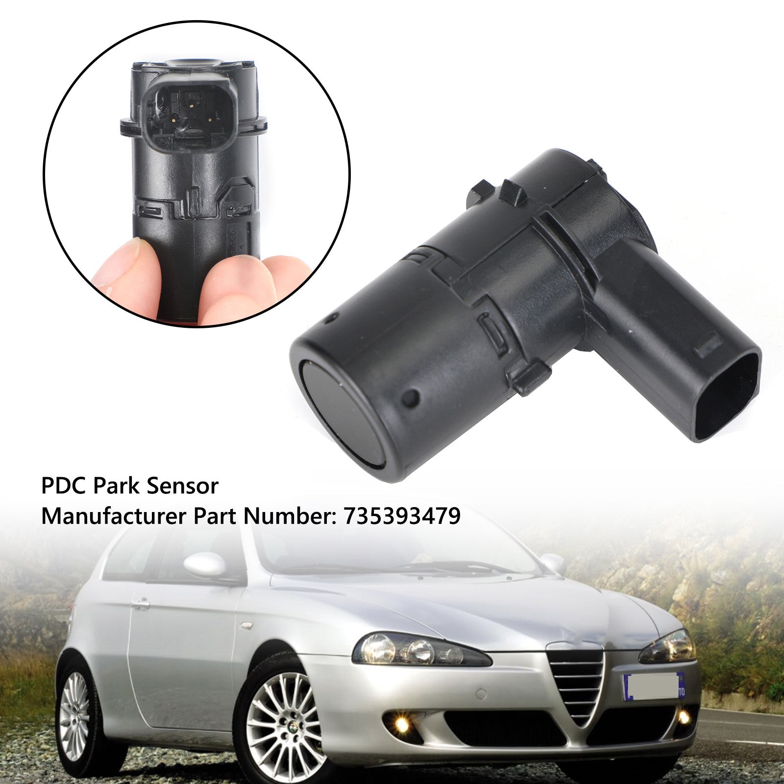 Sensor de aparcamiento PDC 735393479 para Alfa Romeo 147 156 159 Fiat Stilo Lancia genérico