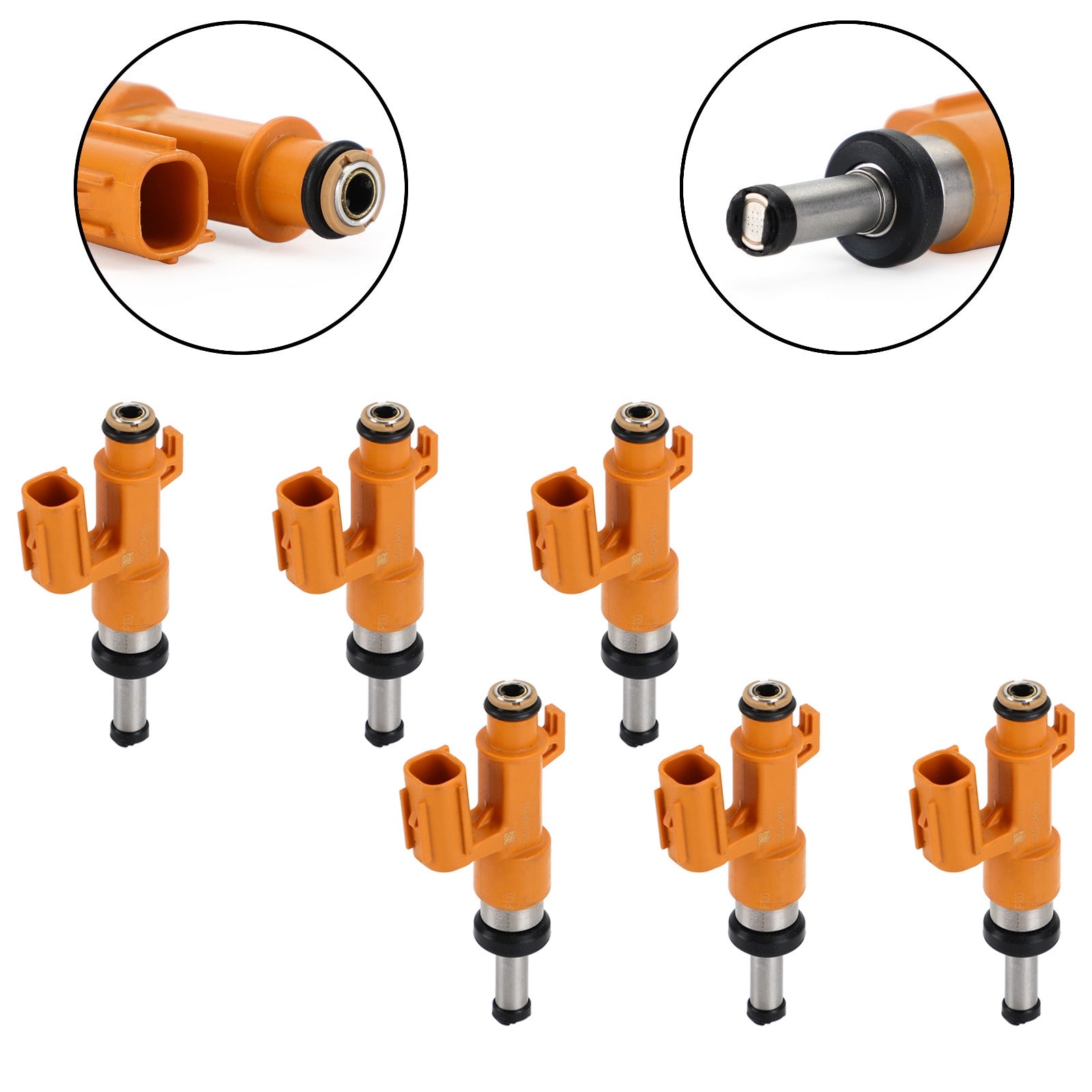 Paquete de 6 inyectores de combustible 23250-0P100 para Toyota Camry Sienna Tacoma Lexus ES350 genérico