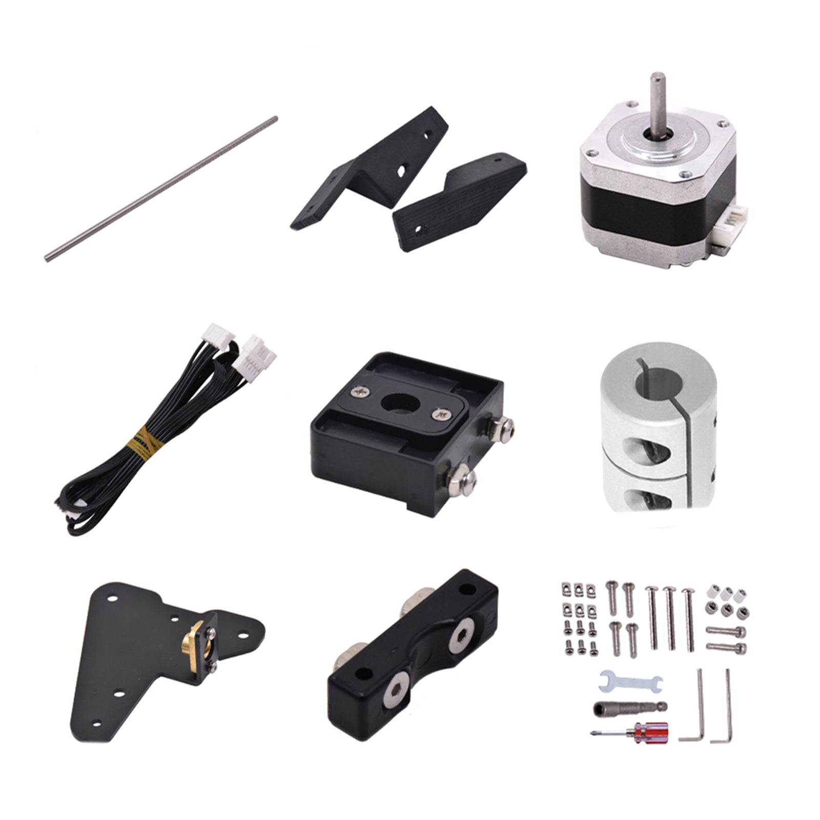 Kit de mise à niveau de vis à double axe Z pour accessoires d'imprimante 3D Ender-3 V2