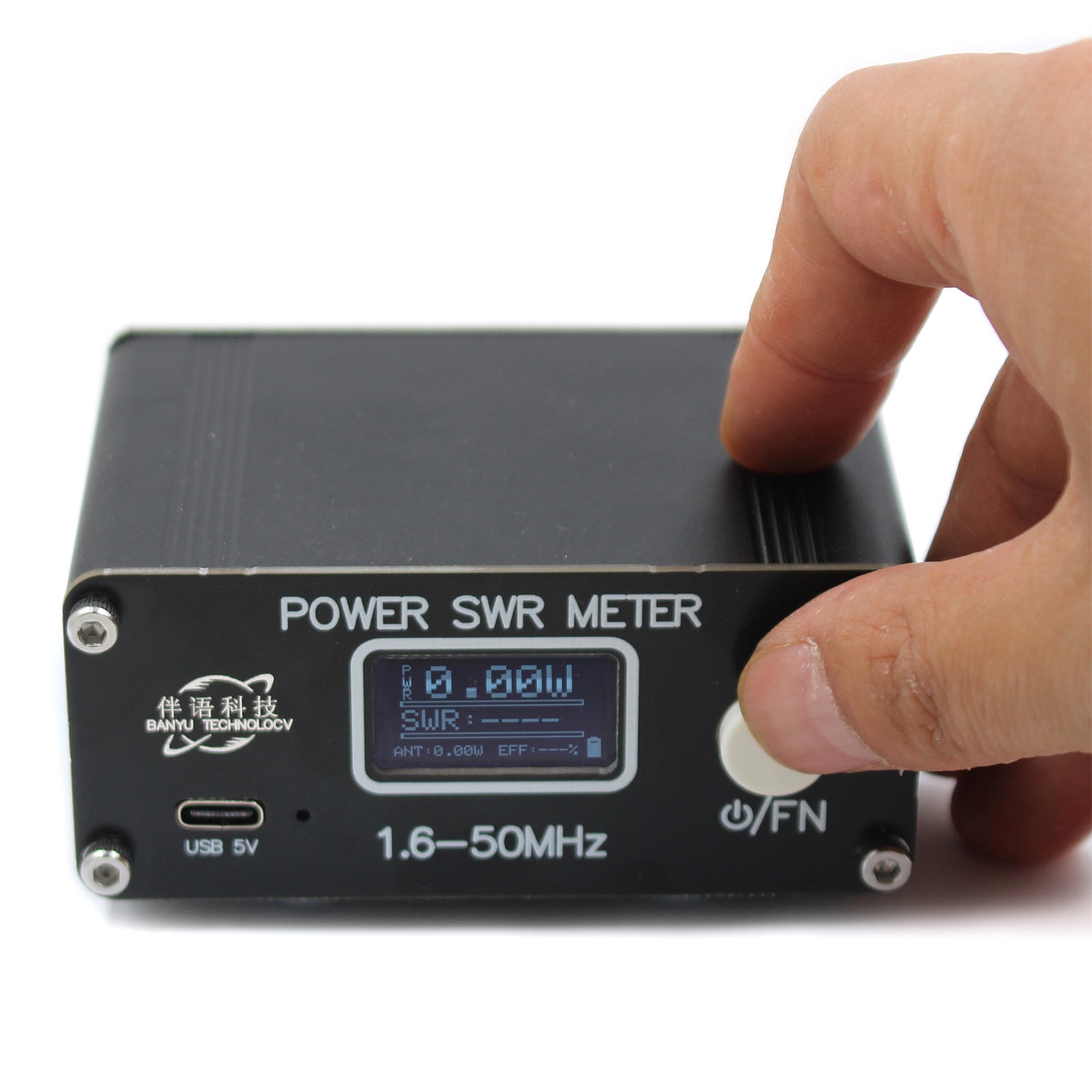 QRP 150W 1.6-50MHz SWR HF compteur d&#39;ondes stationnaires à ondes courtes SWR/compteur de puissance FM/AM/CW