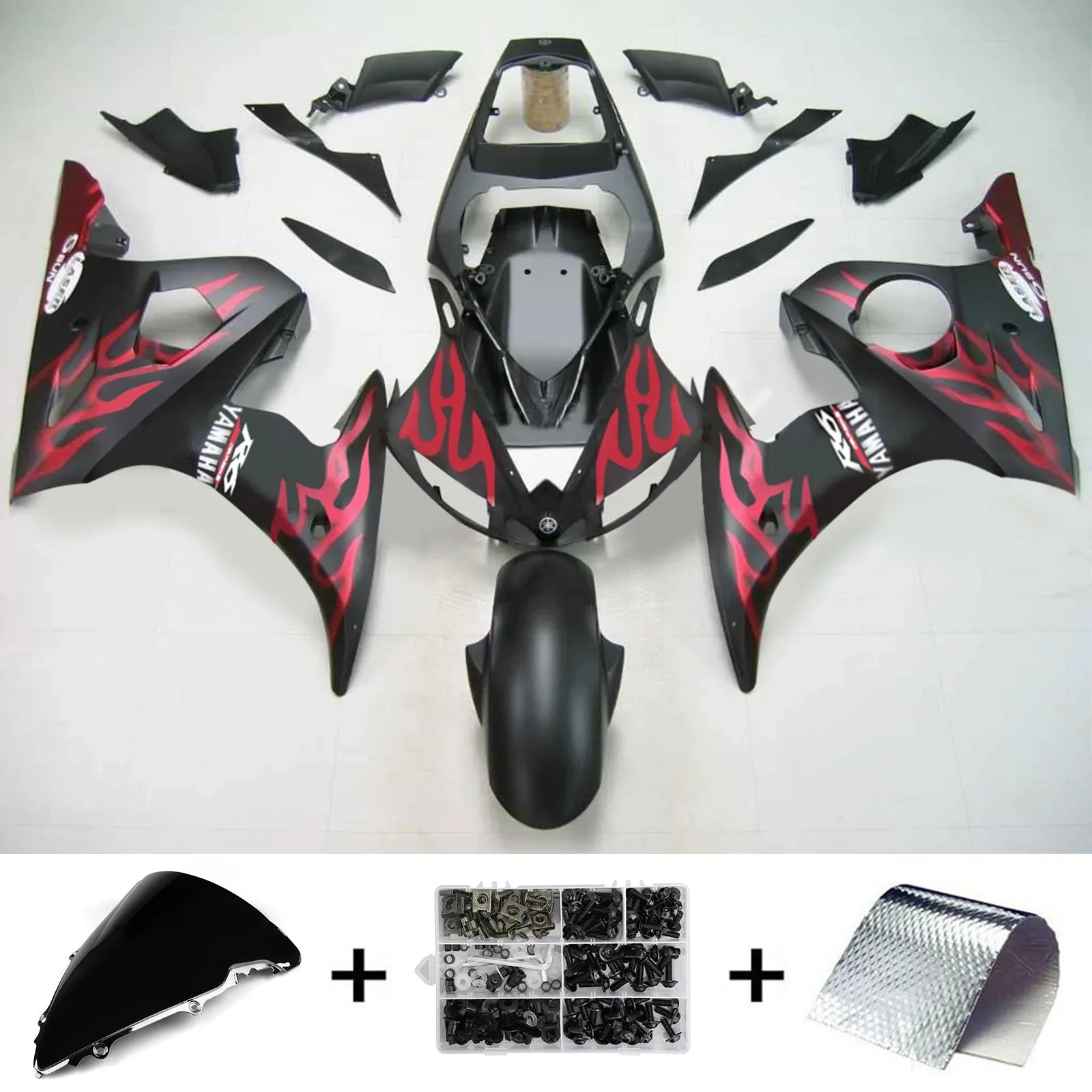 Kit Carena Amotopart per Yamaha YZF 600 R6 2005 Generico