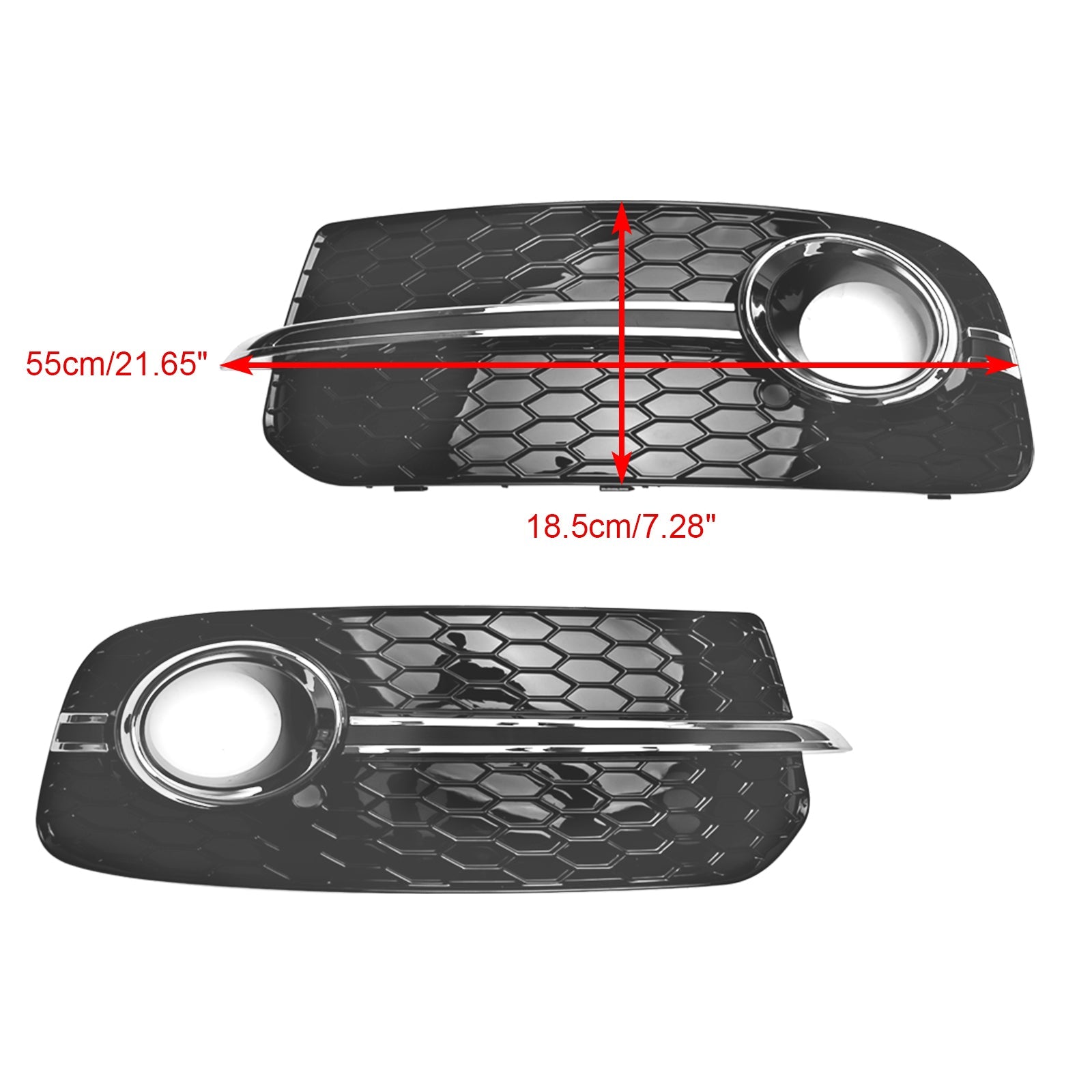 Audi Q5 2013-2017 8R0807682M Grille de calandre antibrouillard pour pare-chocs avant 8R0807681M