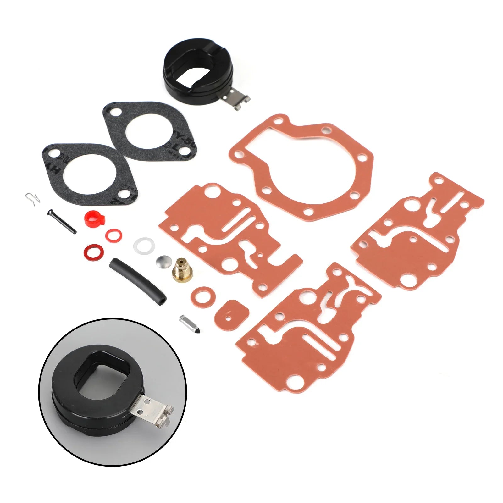 Kit de reconstruction de carburateur pour Johnson/Evinrude 6 8 9.9 15 20 HP 0439073