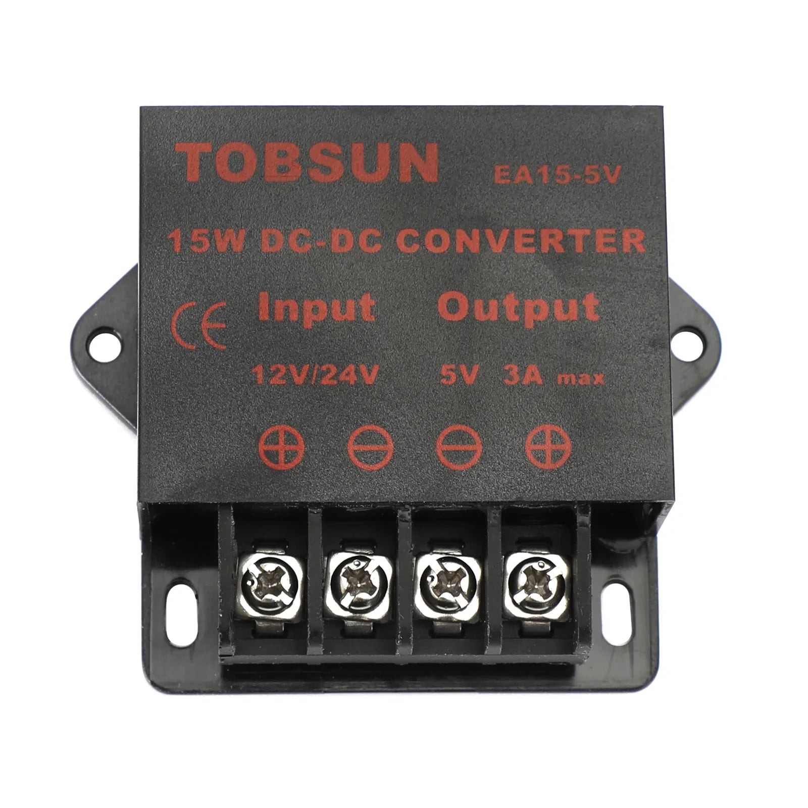 DC-DC 12V/24V à 5V 3A 15W Module régulateur abaisseur convertisseur de tension mètre