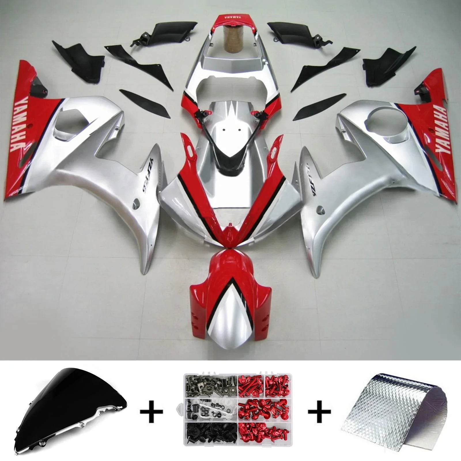 Kit Carenado Amotopart para Yamaha YZF 600 R6 2003-2004 Genérico