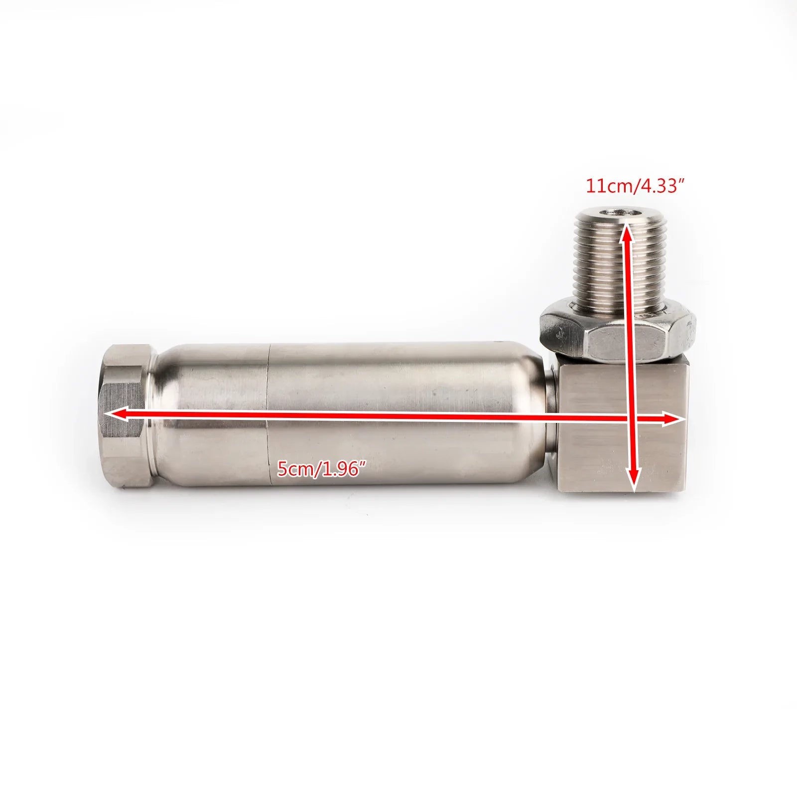 Entretoise d'extension coudée pour capteur d'oxygène O2 90 degrés 02 extension M18 X 1.5 Générique