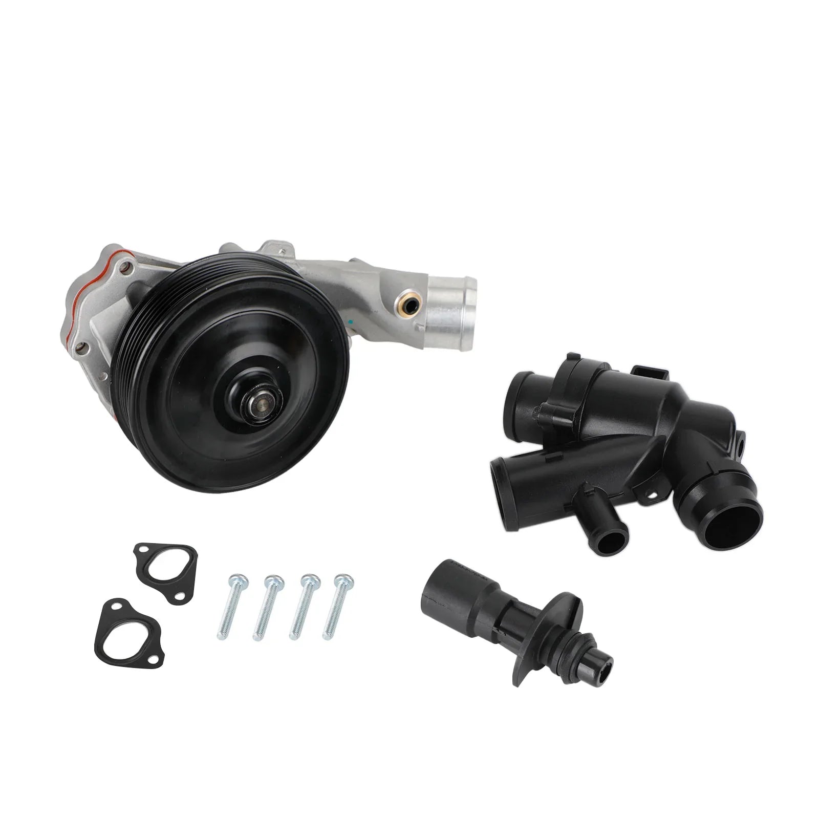 Jaguar 2010 - 2015 XK XKR XKR-S Pompe à eau avec boulons Joints Connecteur + Kit de thermostat