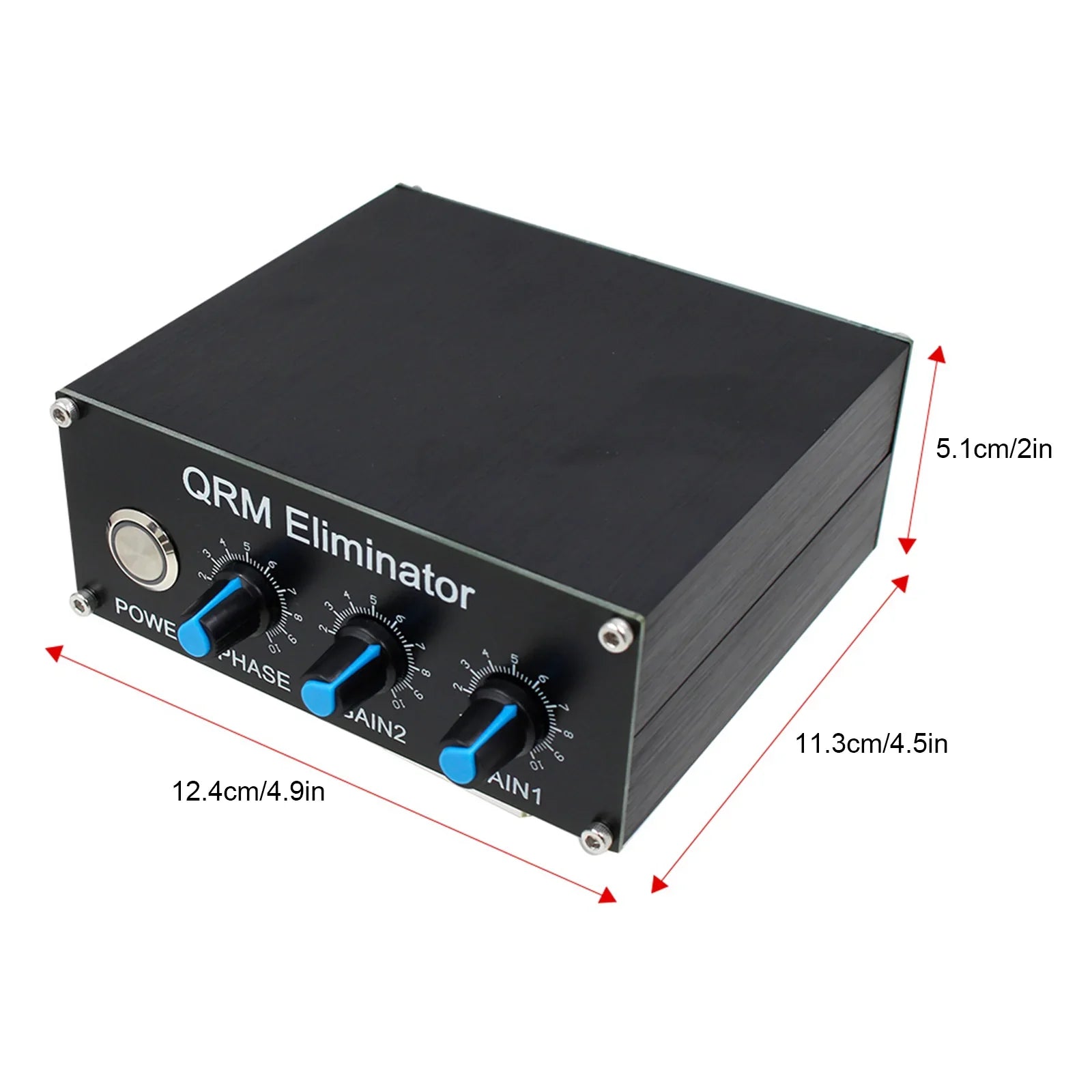 Le Dernier Éliminateur QRM Eliminator X-Phase (1-30 MHz) pour bandes HF - Boîtier en Aluminium