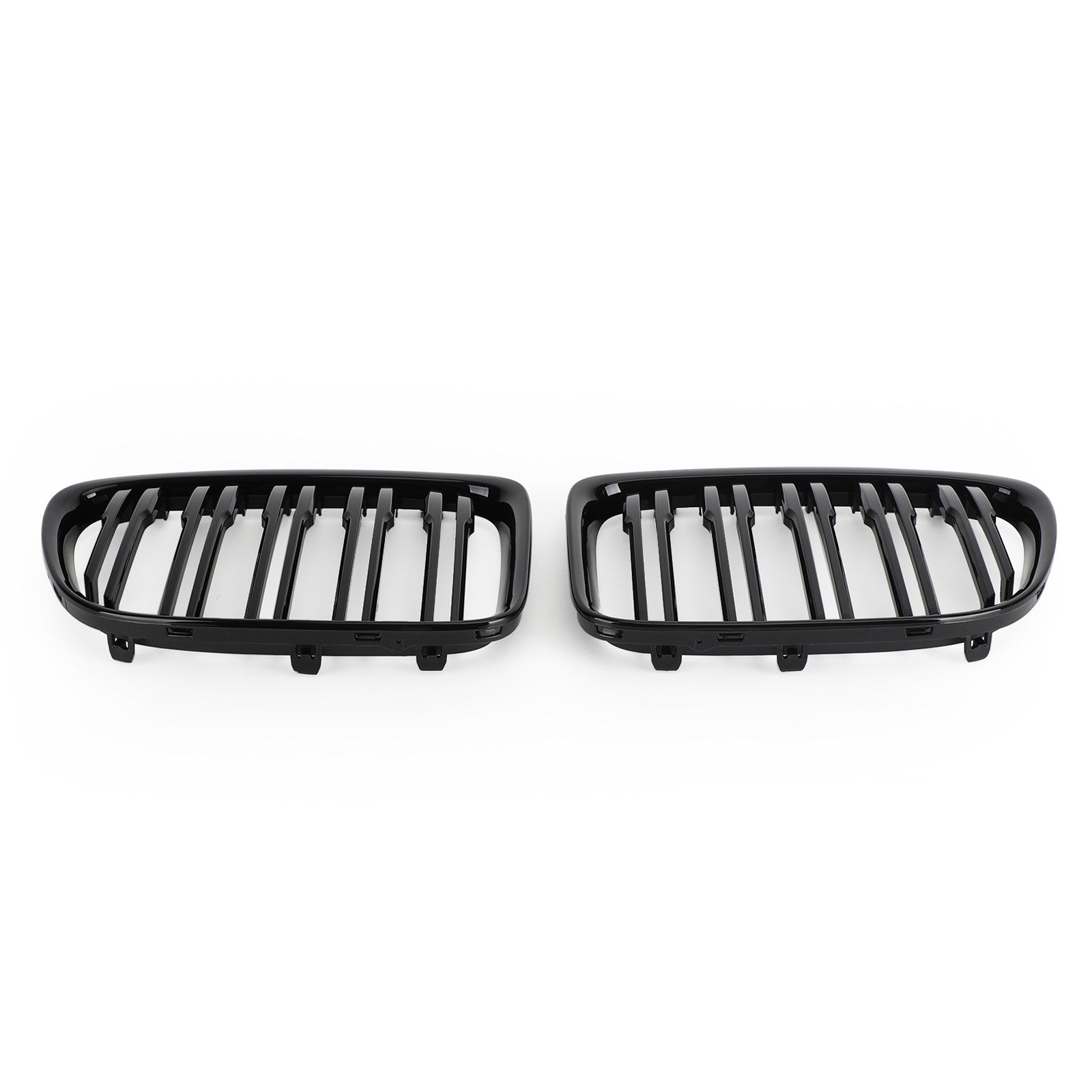 Grille de calandre pour capot avant à double lamelles noir brillant pour BMW X1 E84 2009-14 SUV générique