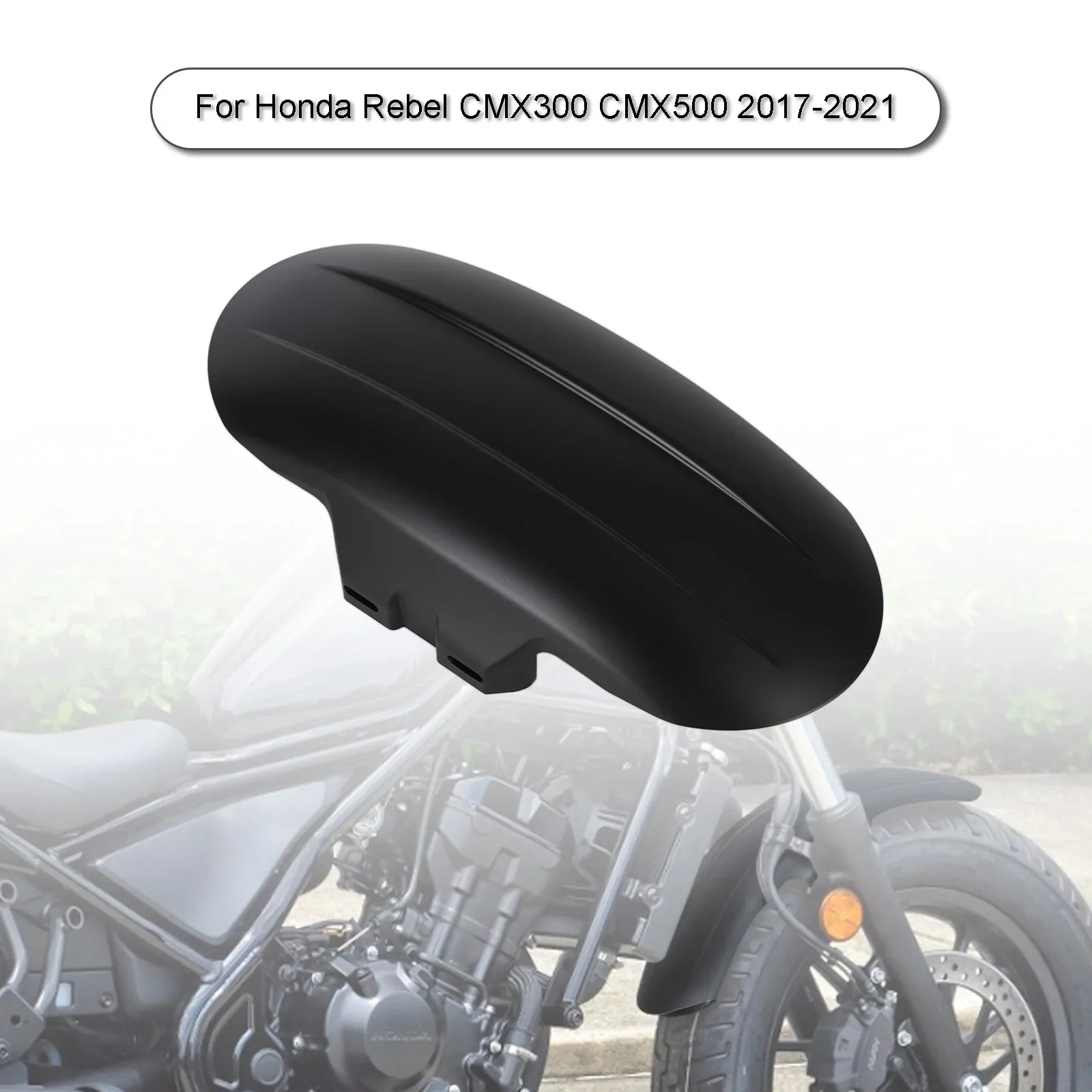 CARENADO DE GUARDABARROS DELANTERO PARA HONDA REBEL CMX 300 500 2017-2021 Genérico