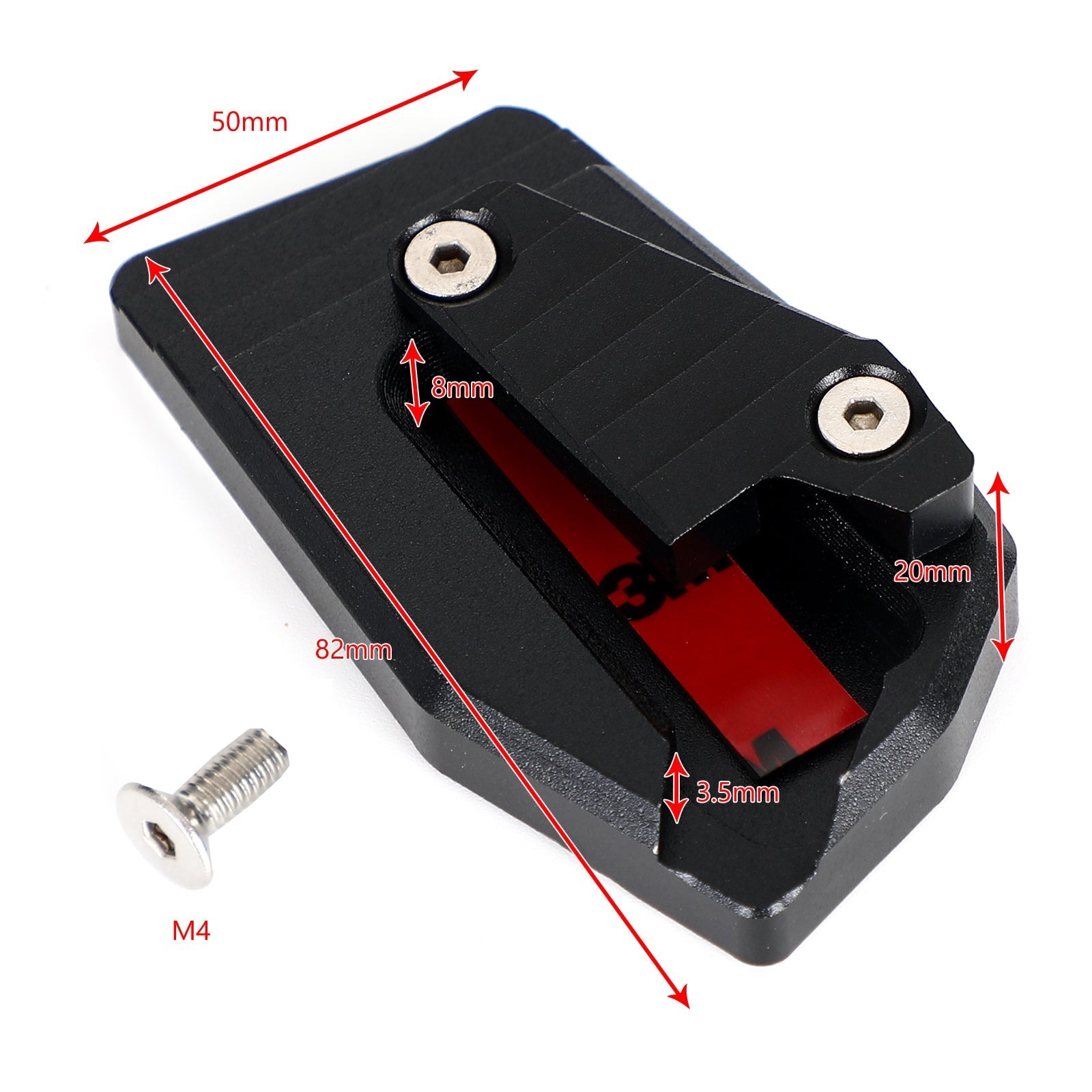 Ampliador De Extensión Del Pedal De Freno Negro Para Bmw K1600Gt Gtl K1600B Ga 17-21 Genérico