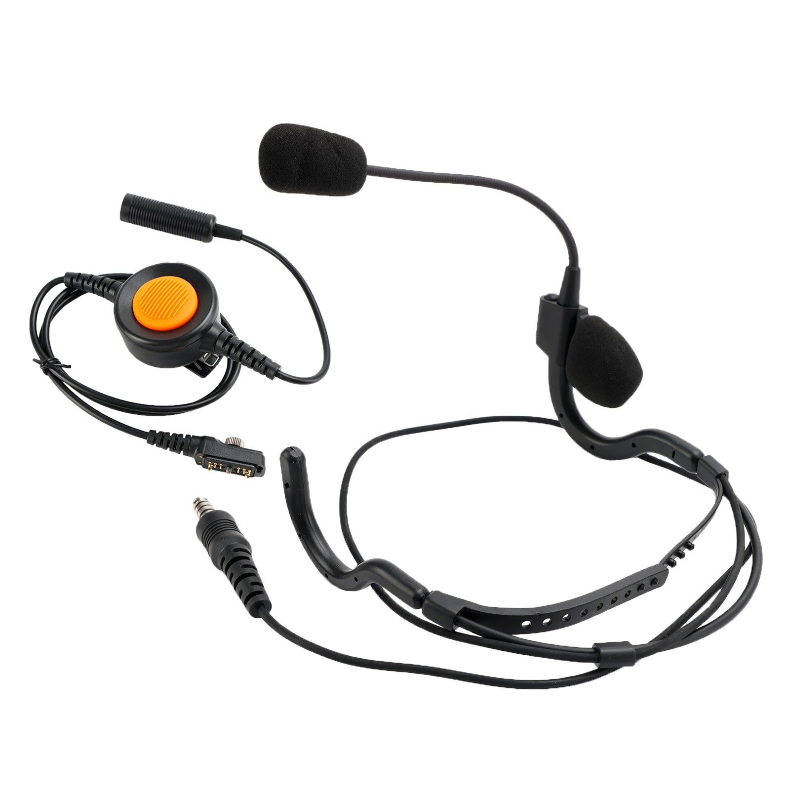 7.1-C8 Achterstekker Tactische Headset 6 Pin U94 PTT voor Hytera PD780/700G/580