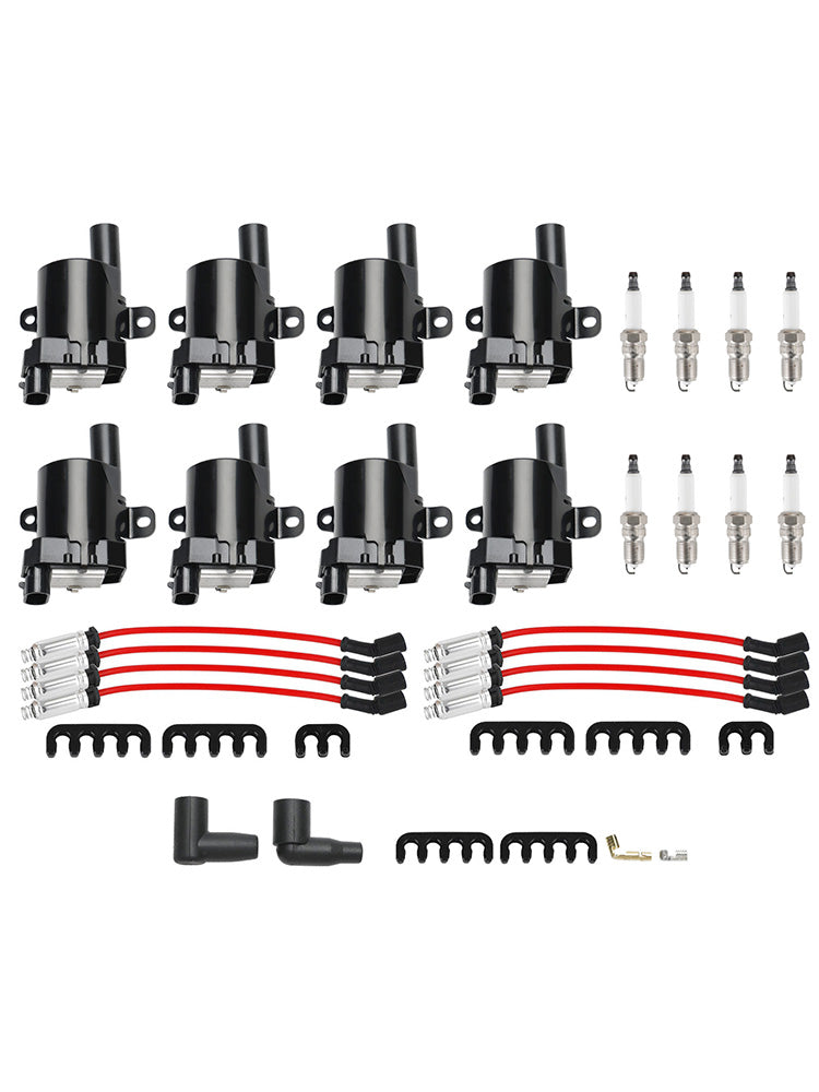 2002-2005 Cadillac Escalade 5.3L Juego de 8 bobinas de encendido + bujías + juego de cables UF262