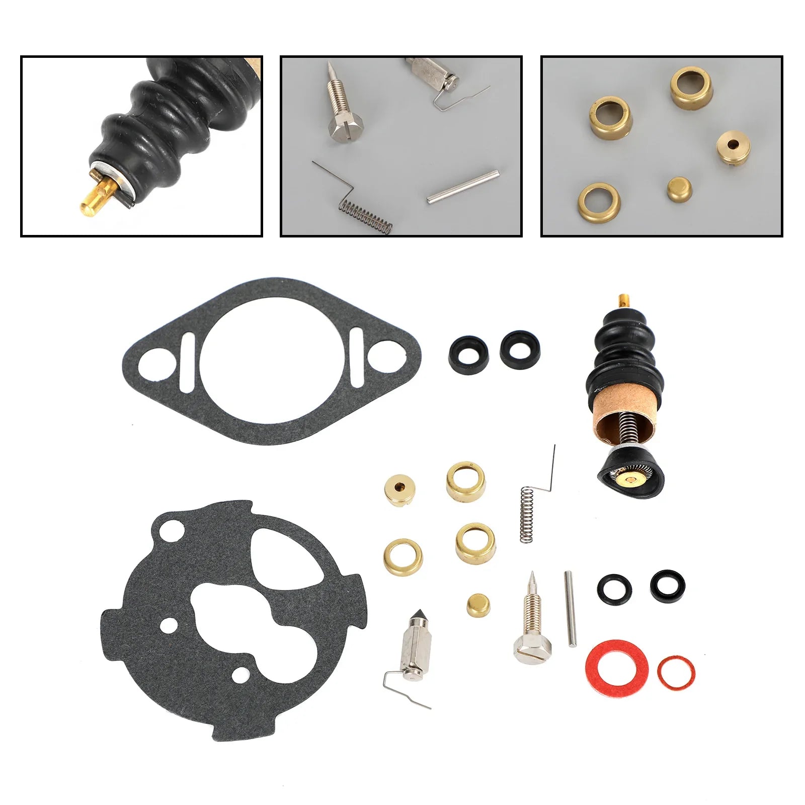 Kit de reconstrucción de carburador para modelos FL FX XL anteriores a 1976 36 mm 38 mm 40 mm Genérico 27132-71