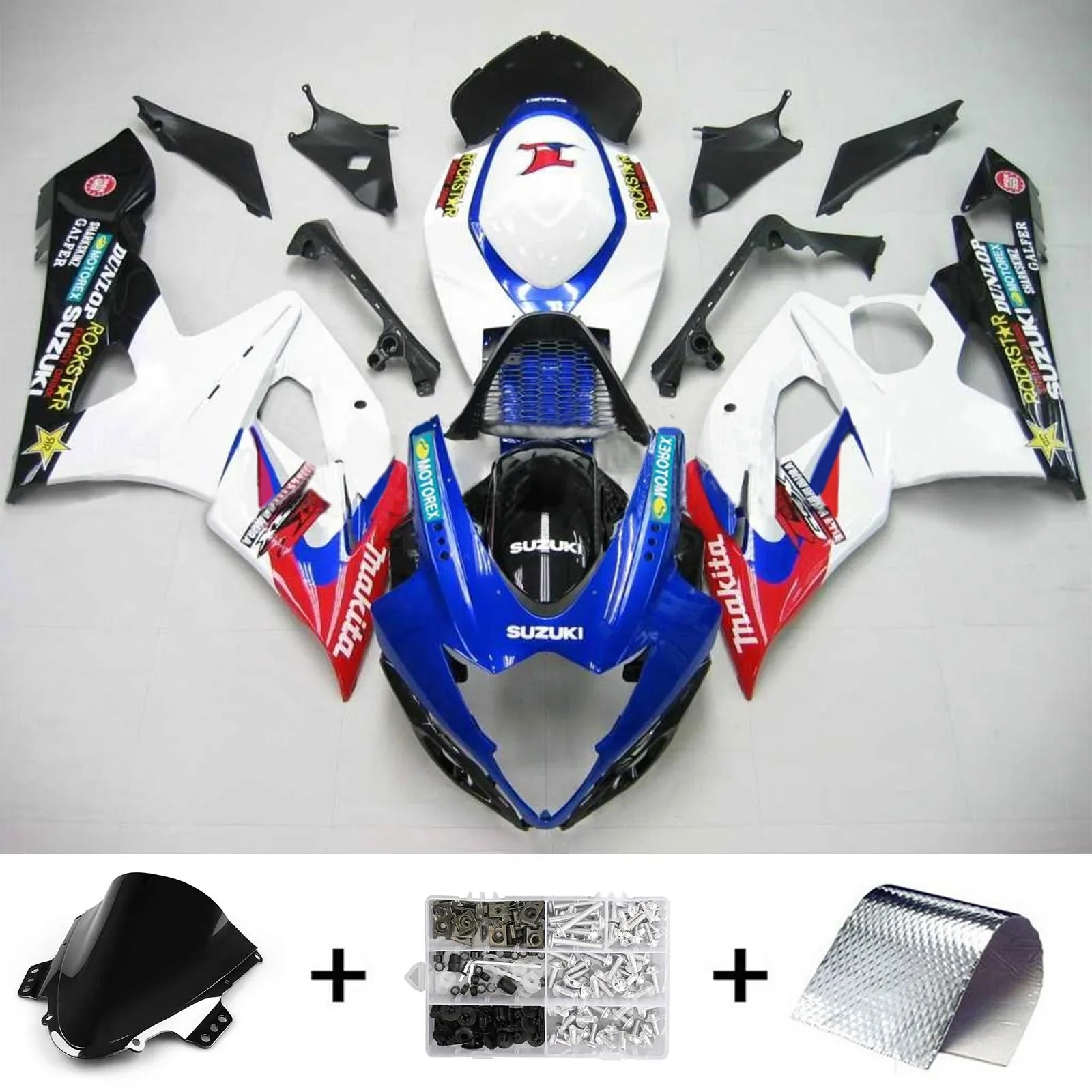 Kit de carénage Amotopart Suzuki GSXR1000 2005-2006