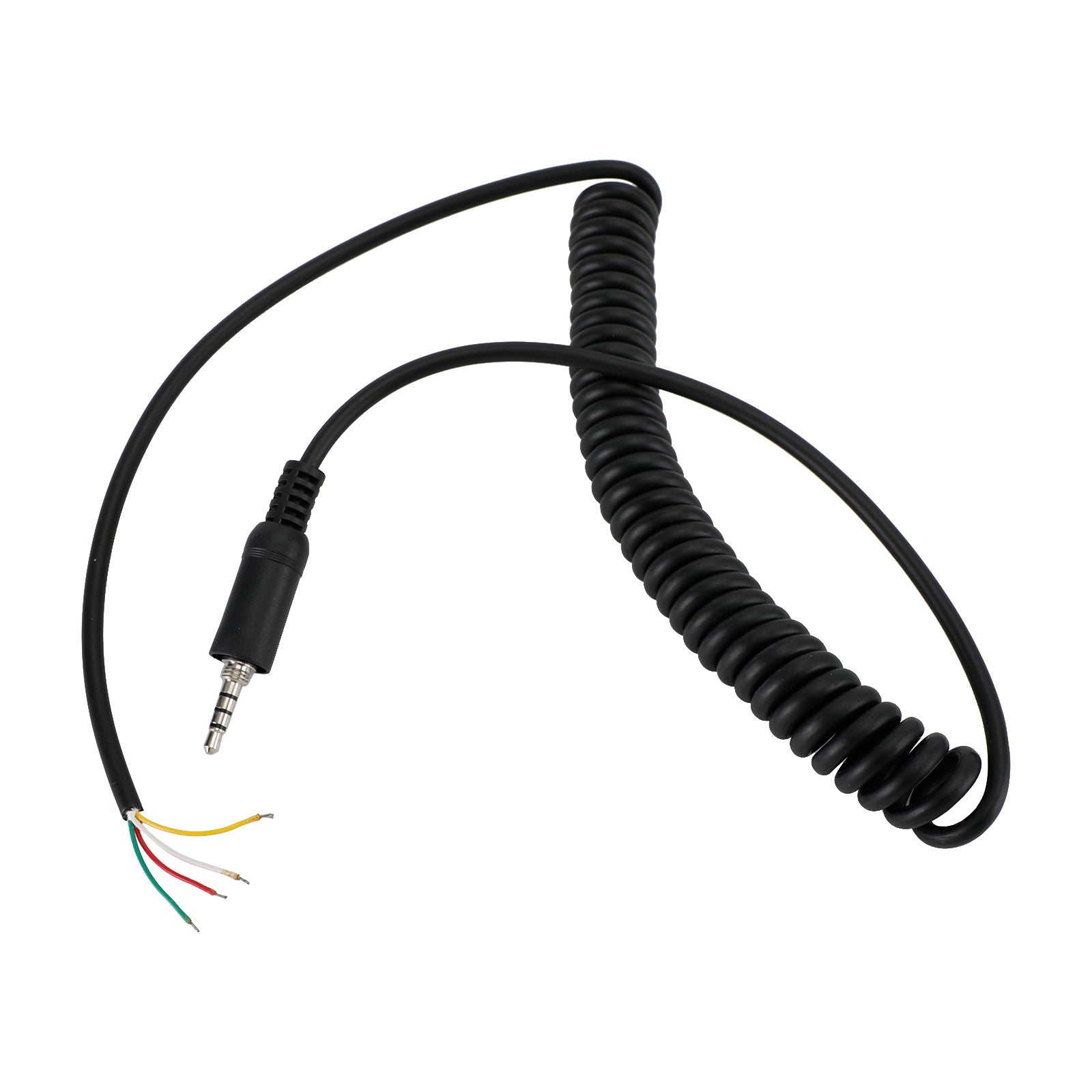 Línea de cable de micrófono de altavoz de 4 cables para radio Yaesu VX120 HX290 HX400IS EVX-S24 FT270R