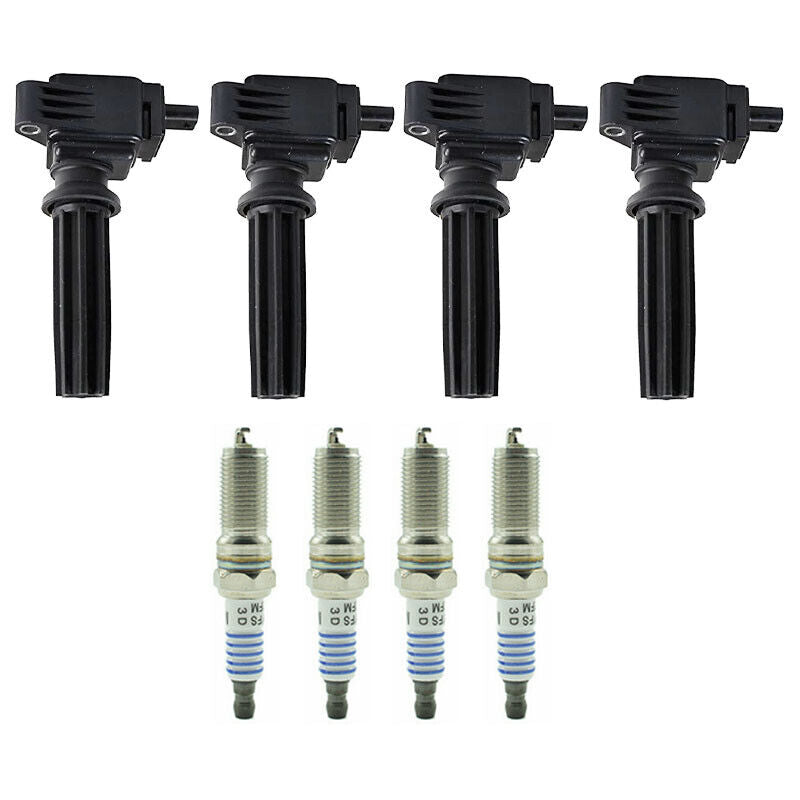 2012-2017 Ford Focus Titanium RS S Sel SE 4x Ignition Coils + UF670 Sveče za vžig
