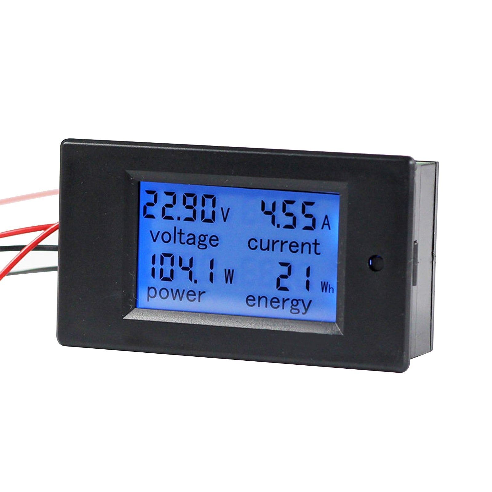 DC 20A 100V LCD Numérique Volt Tension Watt Courant Compteur De Puissance Ampèremètre Voltmètre