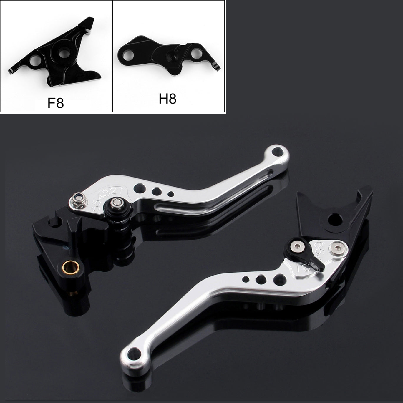 Leviers d'embrayage de frein courts pour Hyosung GT250R 2006-2010 GT650R 2006-2009 générique