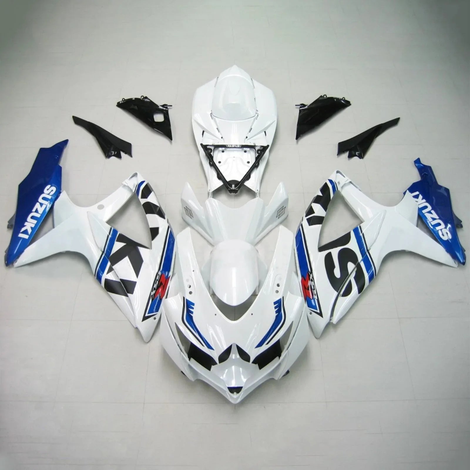 Amotopart Suzuki GSXR 600/750 2008-2010 Kit carenatura plastica ABS K8