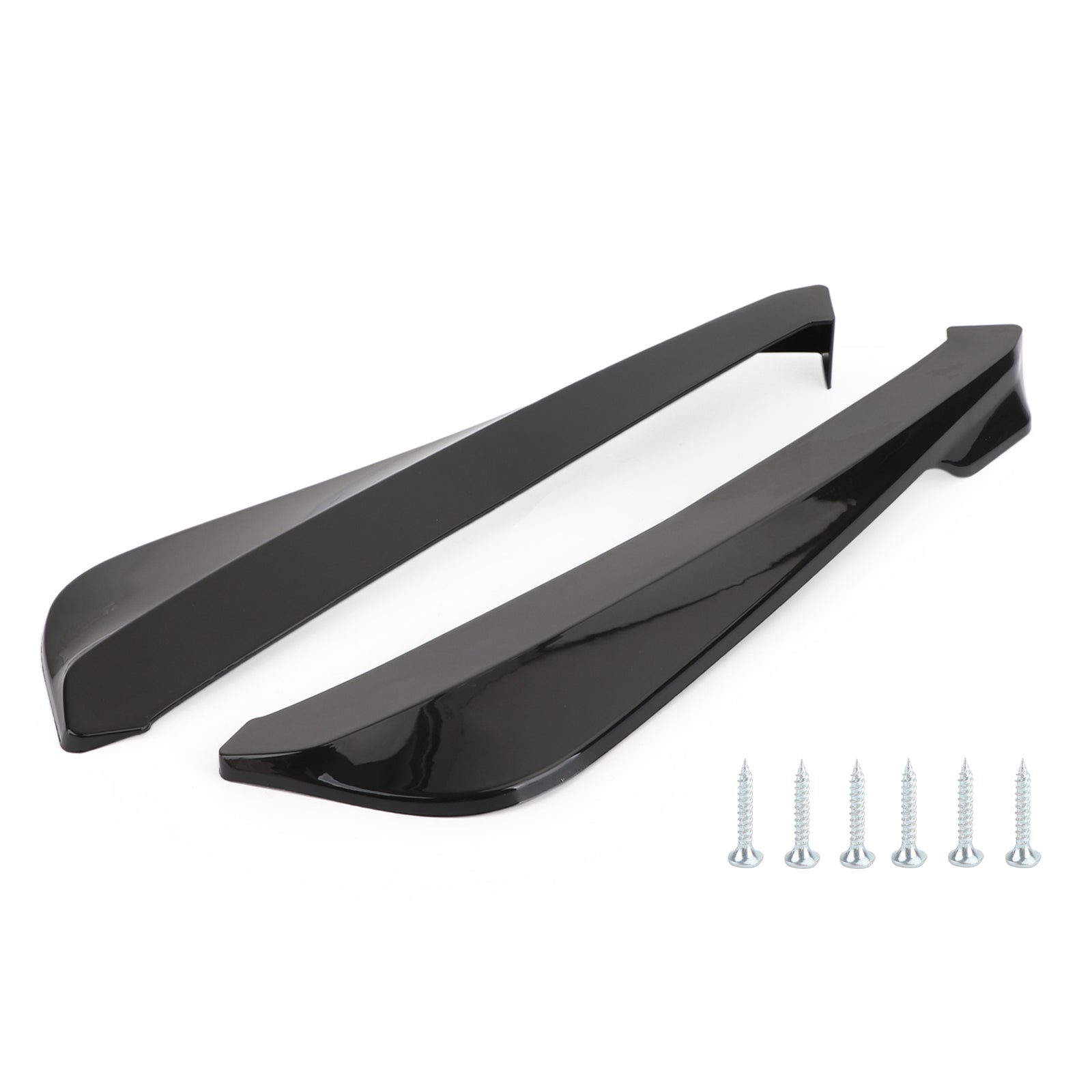 Aileron de pare-chocs arrière de voiture de 19 pouces Canard Splitter Diffuseur Valence Spoiler Lip Gloss Black Generic