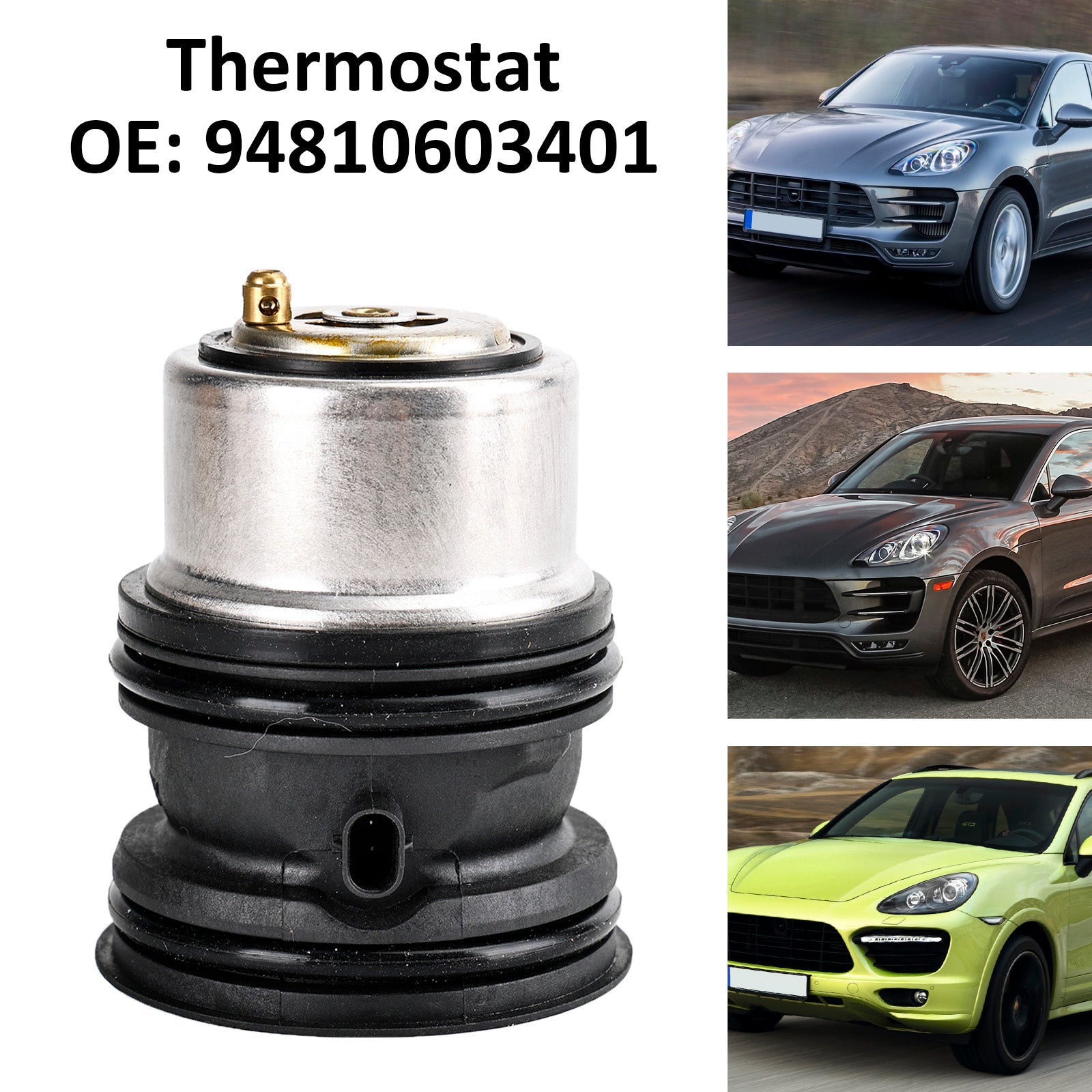 94810603401 Thermostat pour Porsche Cayenne Panamera Macan 3.0L 3.6L 4.8L