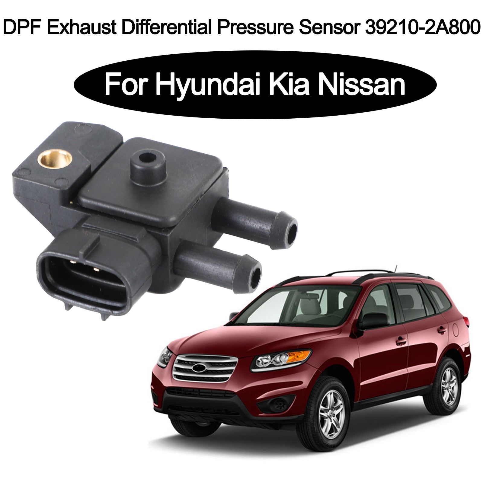 Capteur de pression d'échappement DPF 39210-2A800 pour Hyundai Santa Fe Kia Sportage