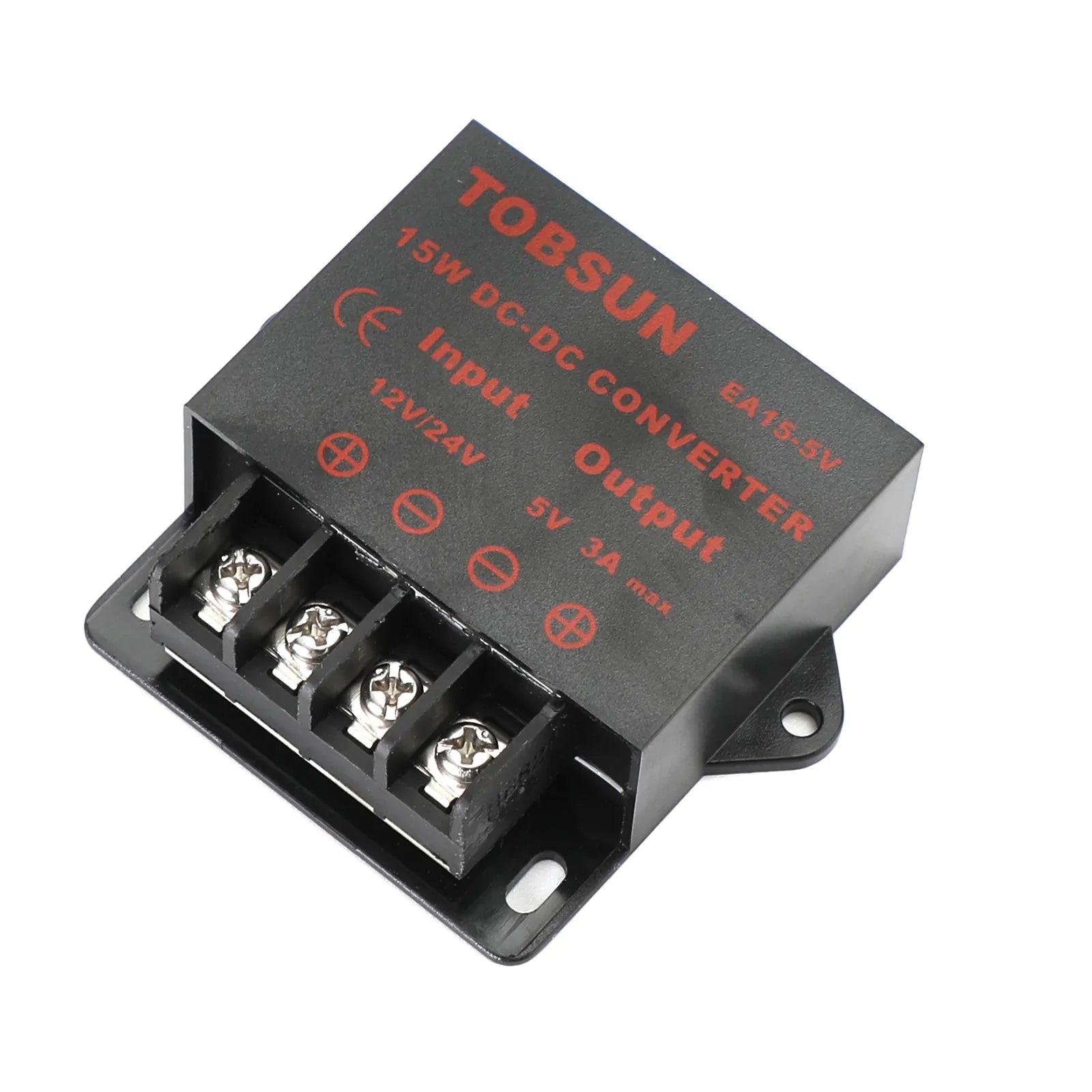 DC-DC 12V/24V à 5V 3A 15W Module régulateur abaisseur convertisseur de tension mètre