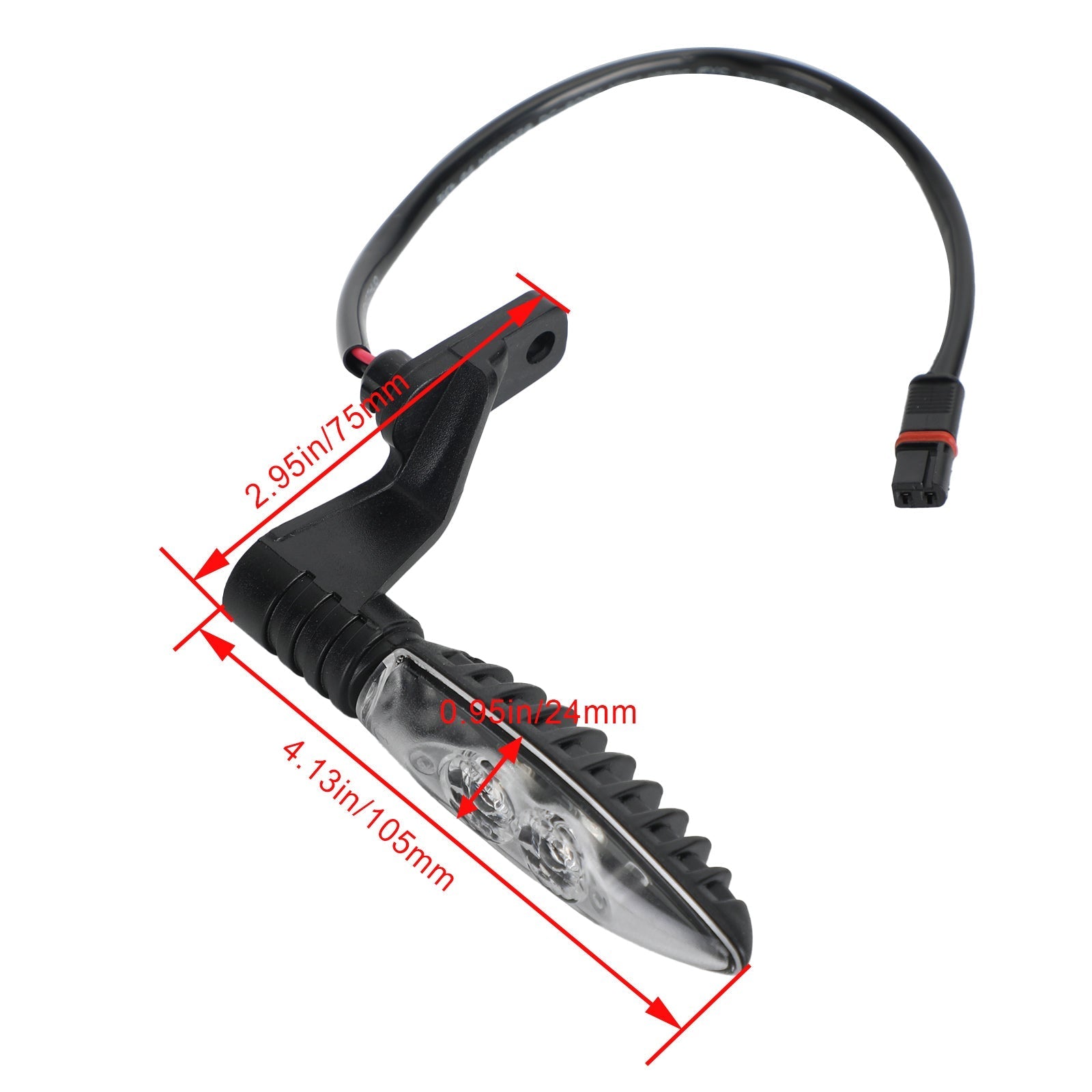 Indicatori di direzione posteriori a LED per BMW F650 F700GS F800 GS R1200 GS Generico