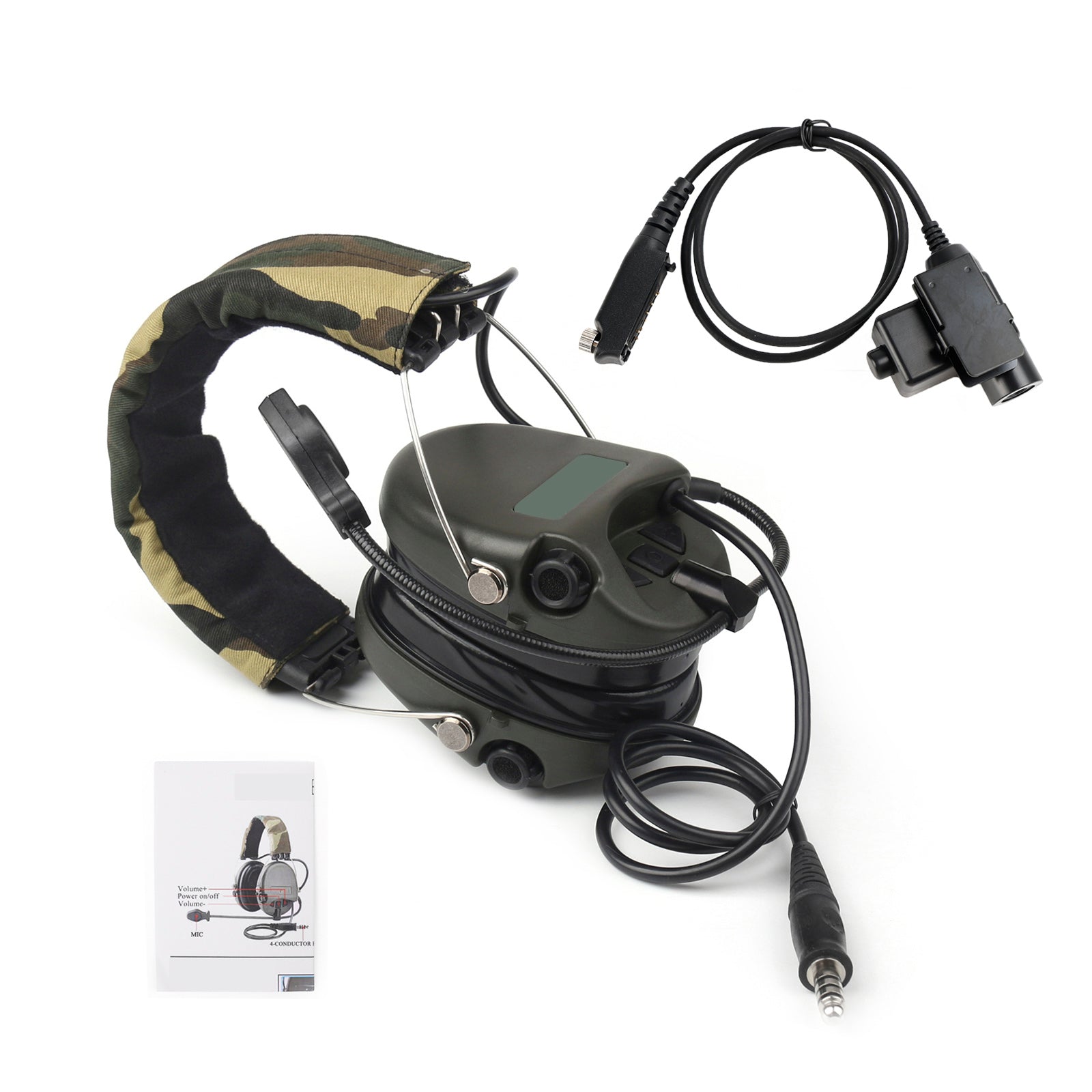 CS Sound Pickup - Auriculares con reducción de ruido H60 para Sepura STP8000 STP8030 STP8035