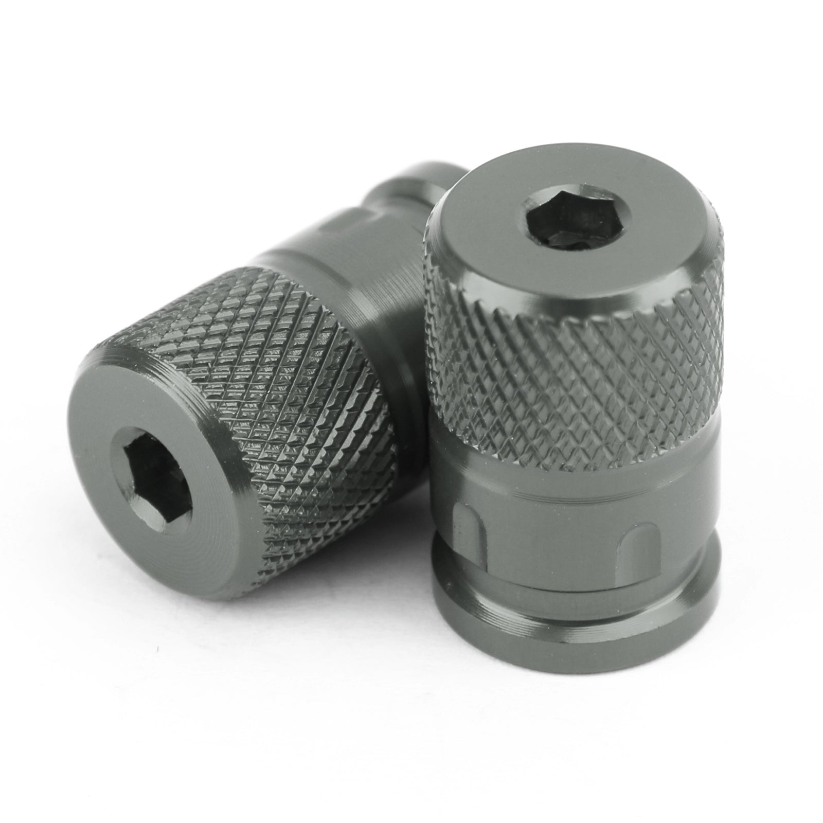 Paire de bouchons de tige de valve de pneu anti-voleur de billette CNC pour moto de vélo de camion de voiture