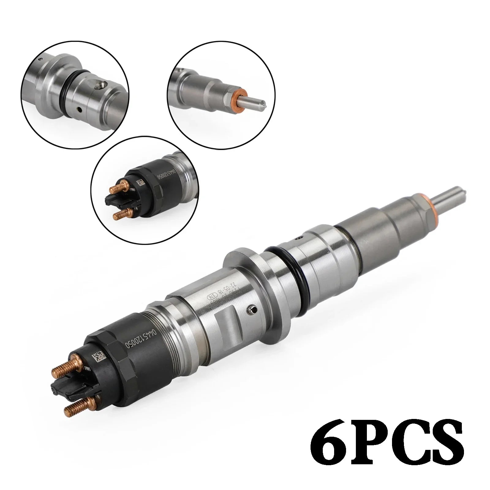 Dodge Cummins 6.7L Ram Truck 2007-2012 1 Kamers/6 stukken brandstofinjector diesel met gewone generieke helling