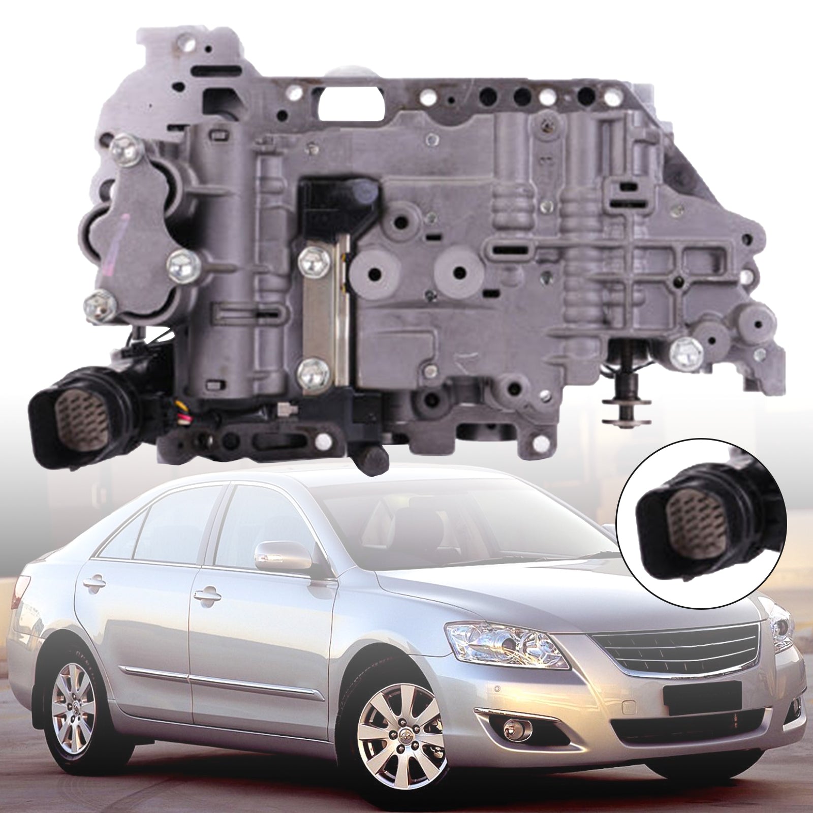 2008-2011 Toyota Alphard Avalon Belde LEXUS RX 350 V6 3.5L Venza L4 2.7L V6 3.5L U660E Vaihteistoventtiilin runko 7 solenoidilla