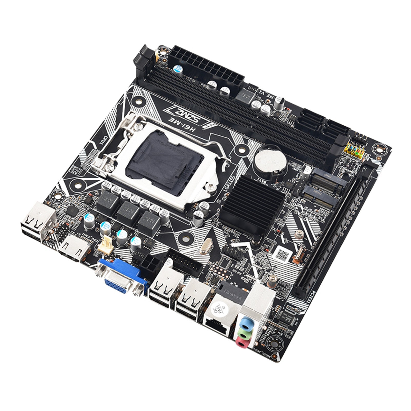 LGA 1155 admite 2 * DDR3 USB2.0 SATA2 NVME placa placa base de PC H61-ME