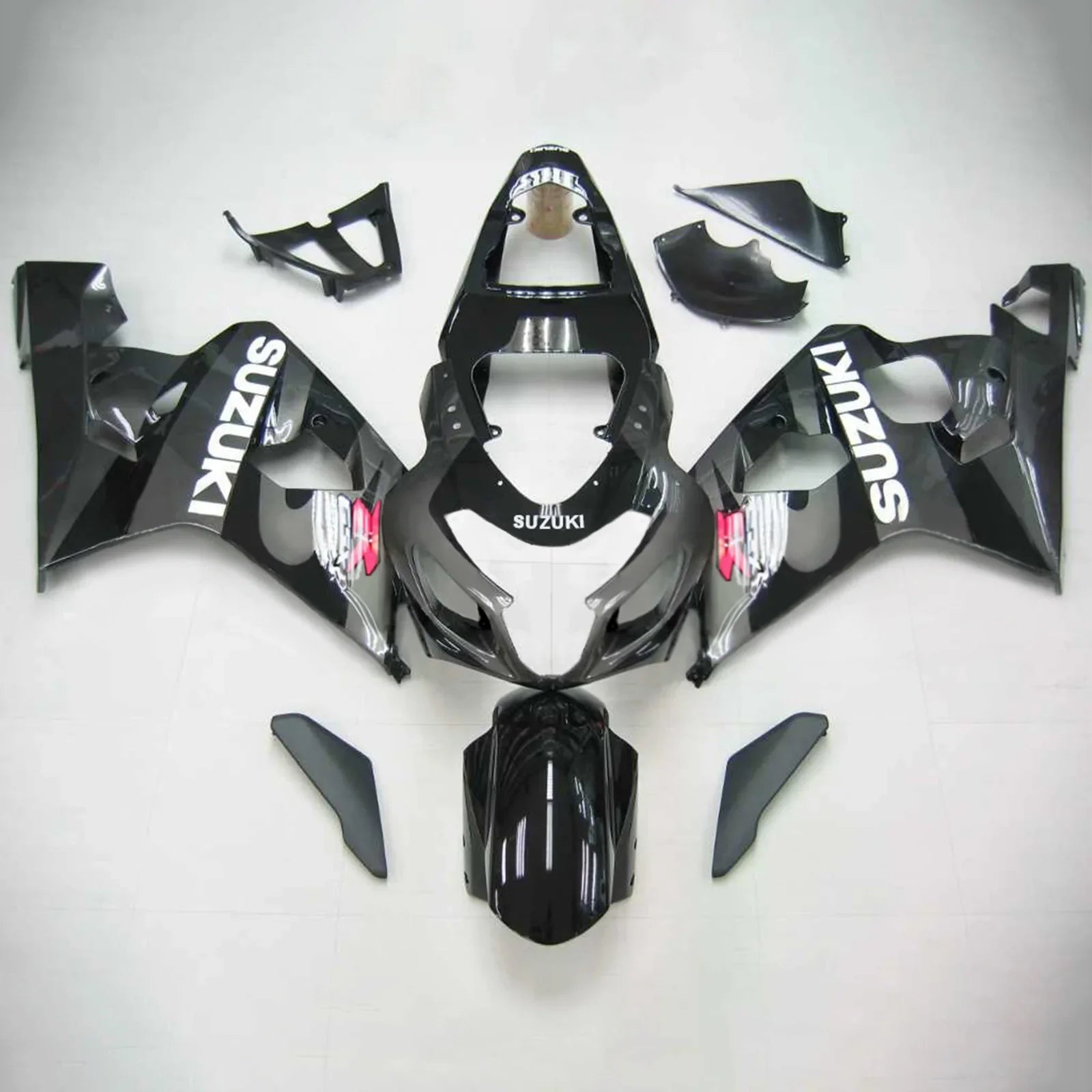 Amotopart Suzuki GSXR 600/750 2004-2005 Kit Carenatura Plastica ABS per Carrozzeria