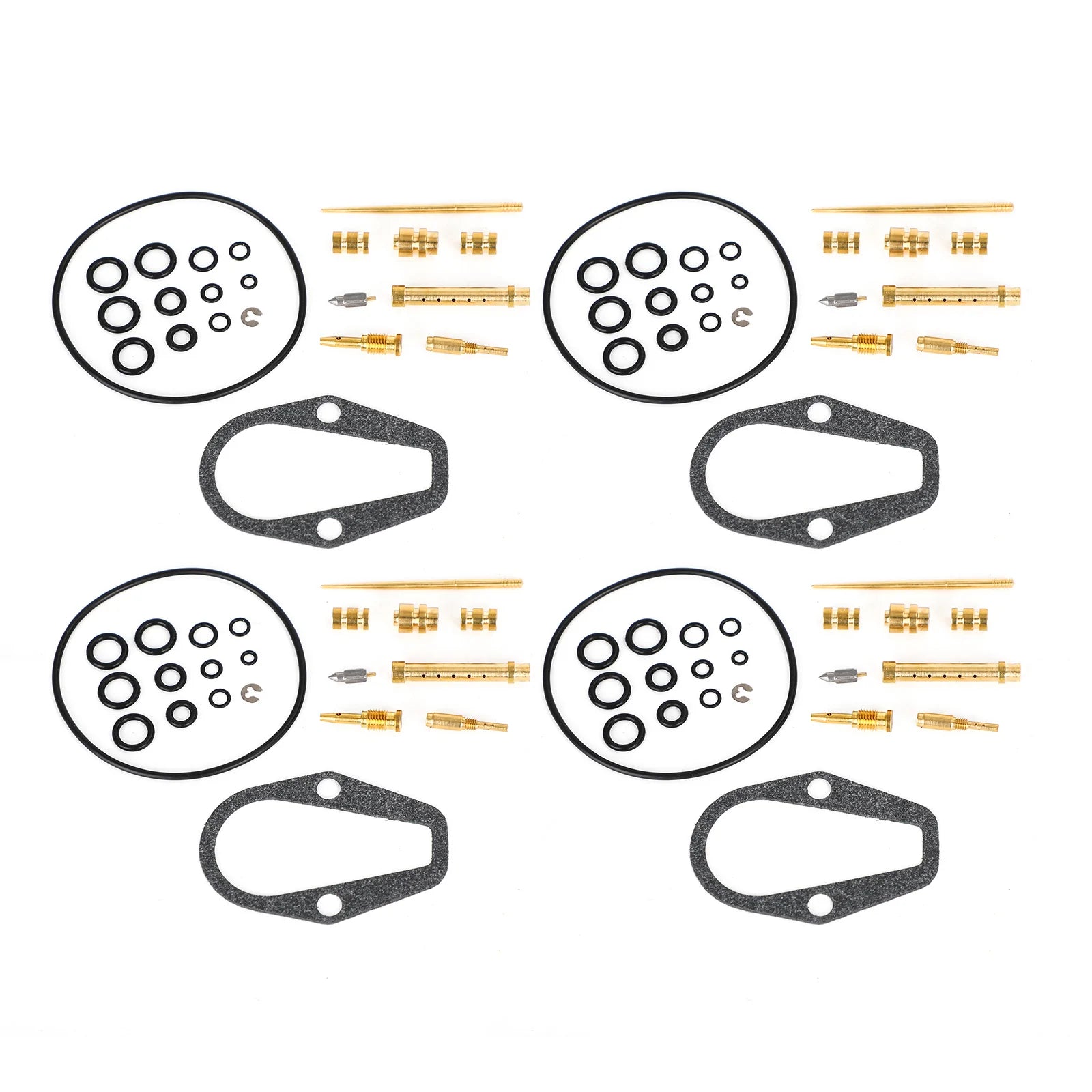 Kit di ricostruzione carburatore 4X per HONDA CB500 CB500K Four 1971-1973 generico