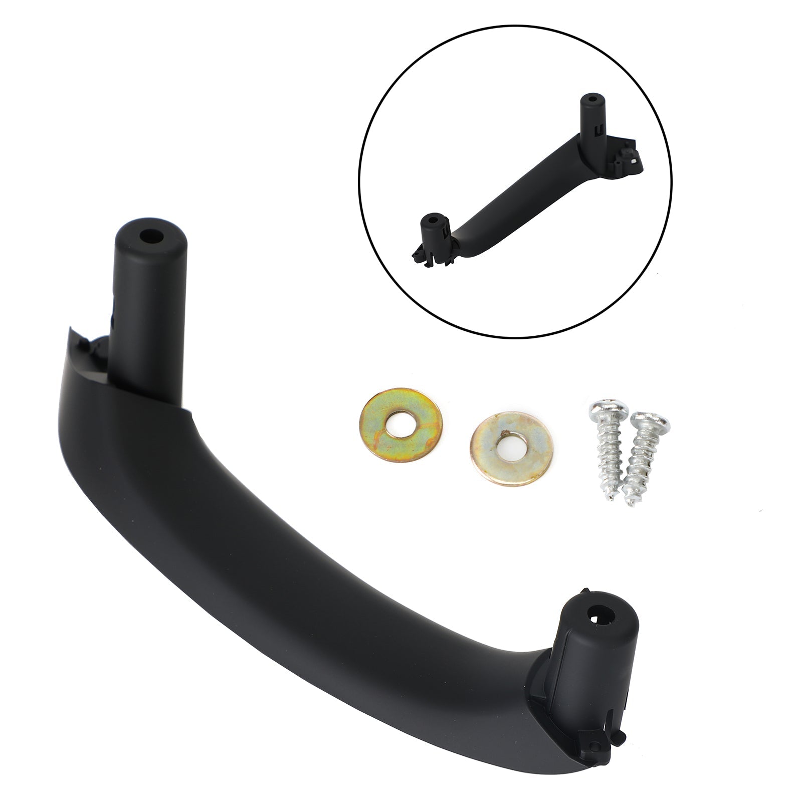 Garniture intérieure de poignée intérieure de porte gauche + droite noire pour BMW F25 F26 X3 X4 générique