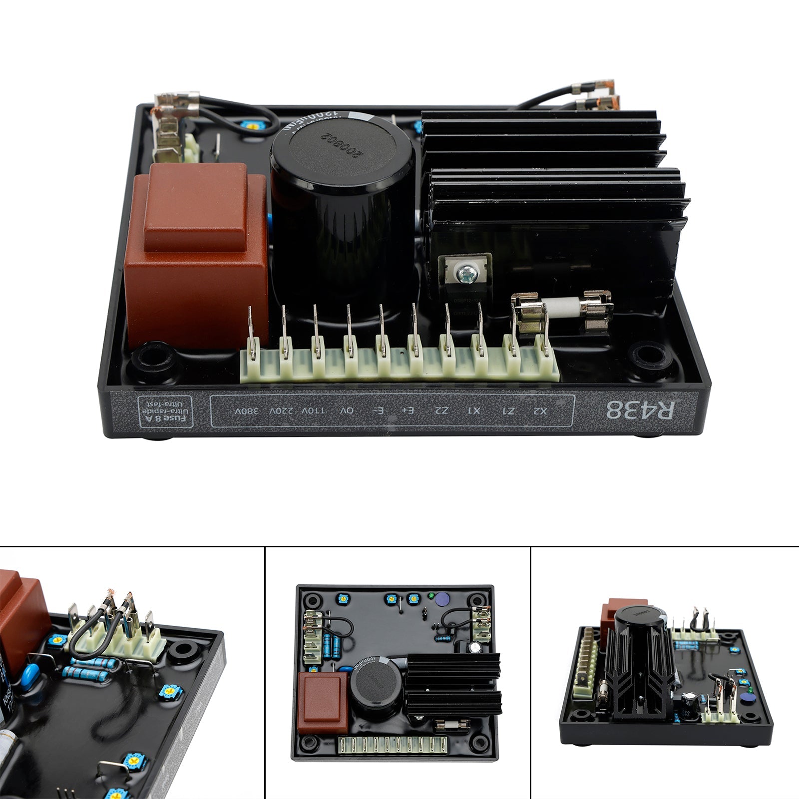 Regulador de voltaje automático AVR R438 compatible con generador Leroy Somer