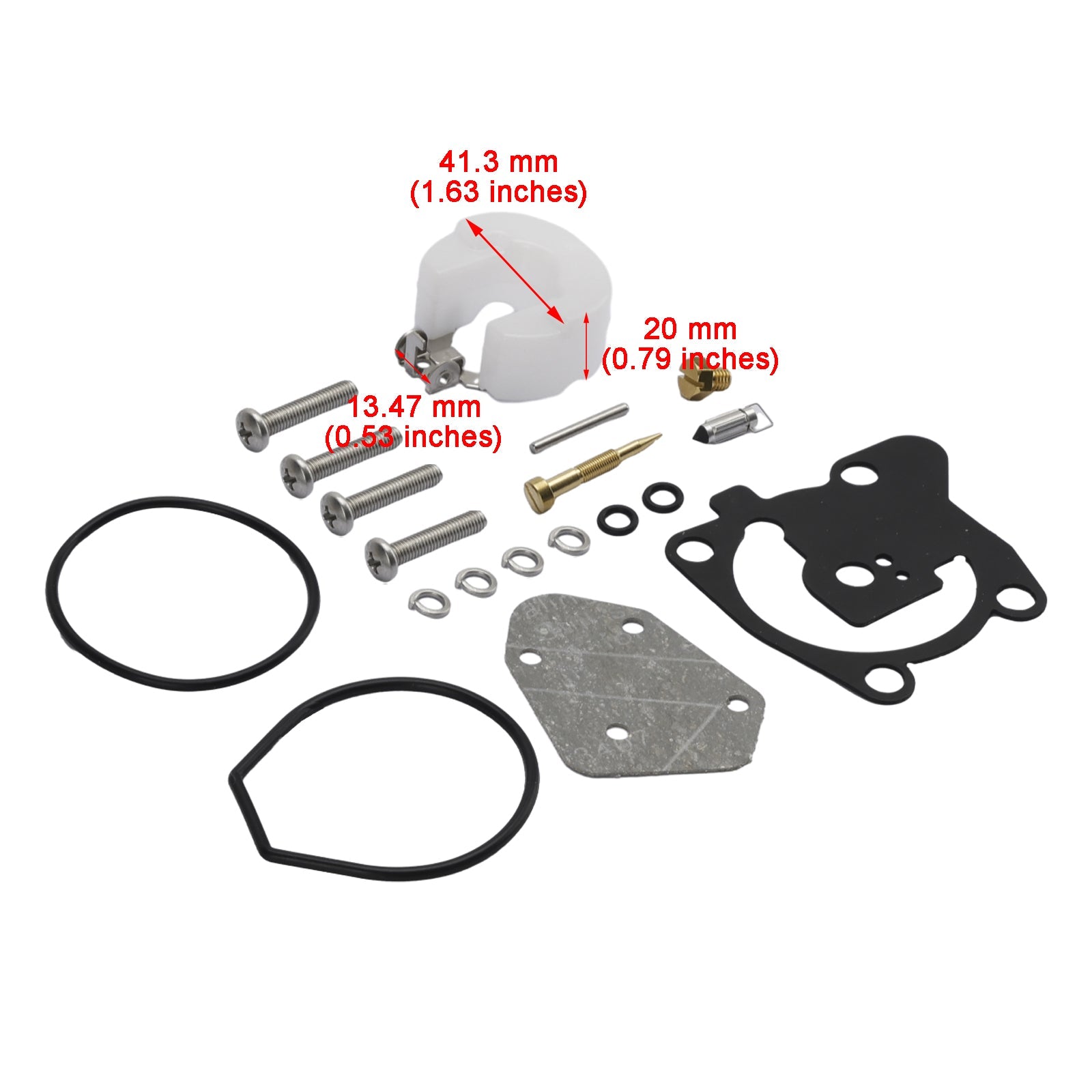 Kit de reconstrucción de carburador para Yamaha 40HP 40X M(W/T)HS/L E40X MHL 66T-W0093