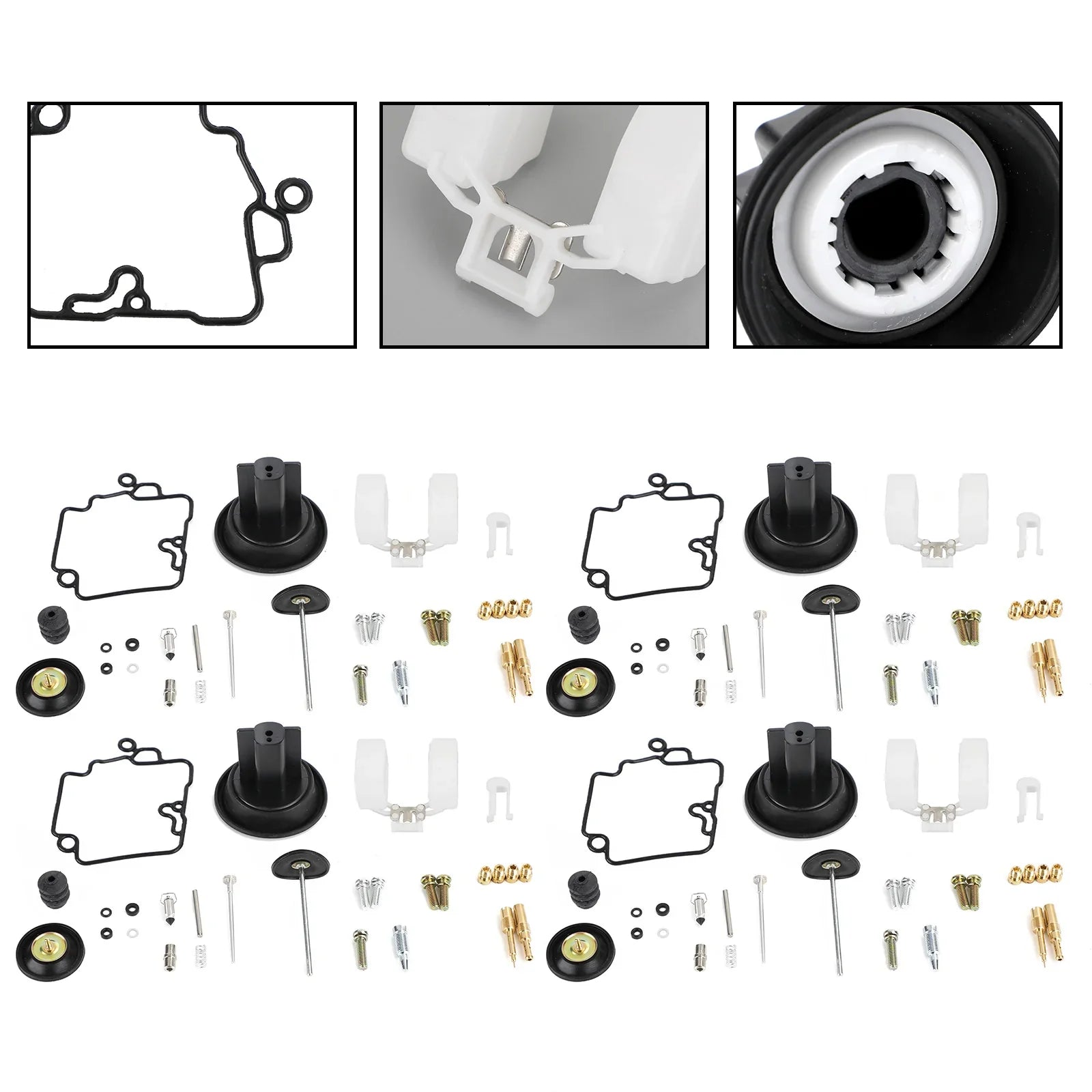 KT CVK24 Kit de reparación de carburador Scooter Racing 4X Bomba de acelerador