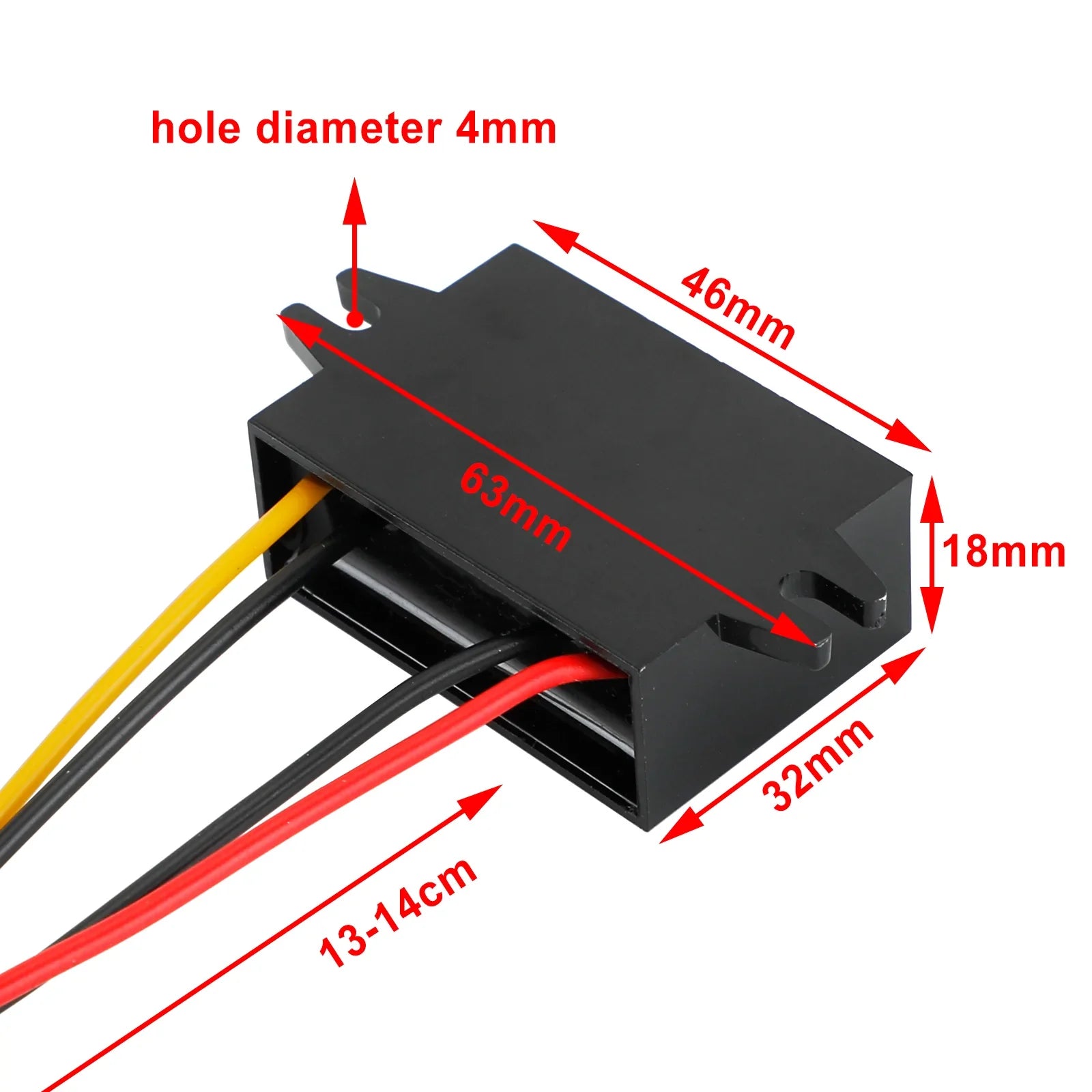 Convertisseur DC-DC étanche 24V abaisseur au module d'alimentation de voiture 12V