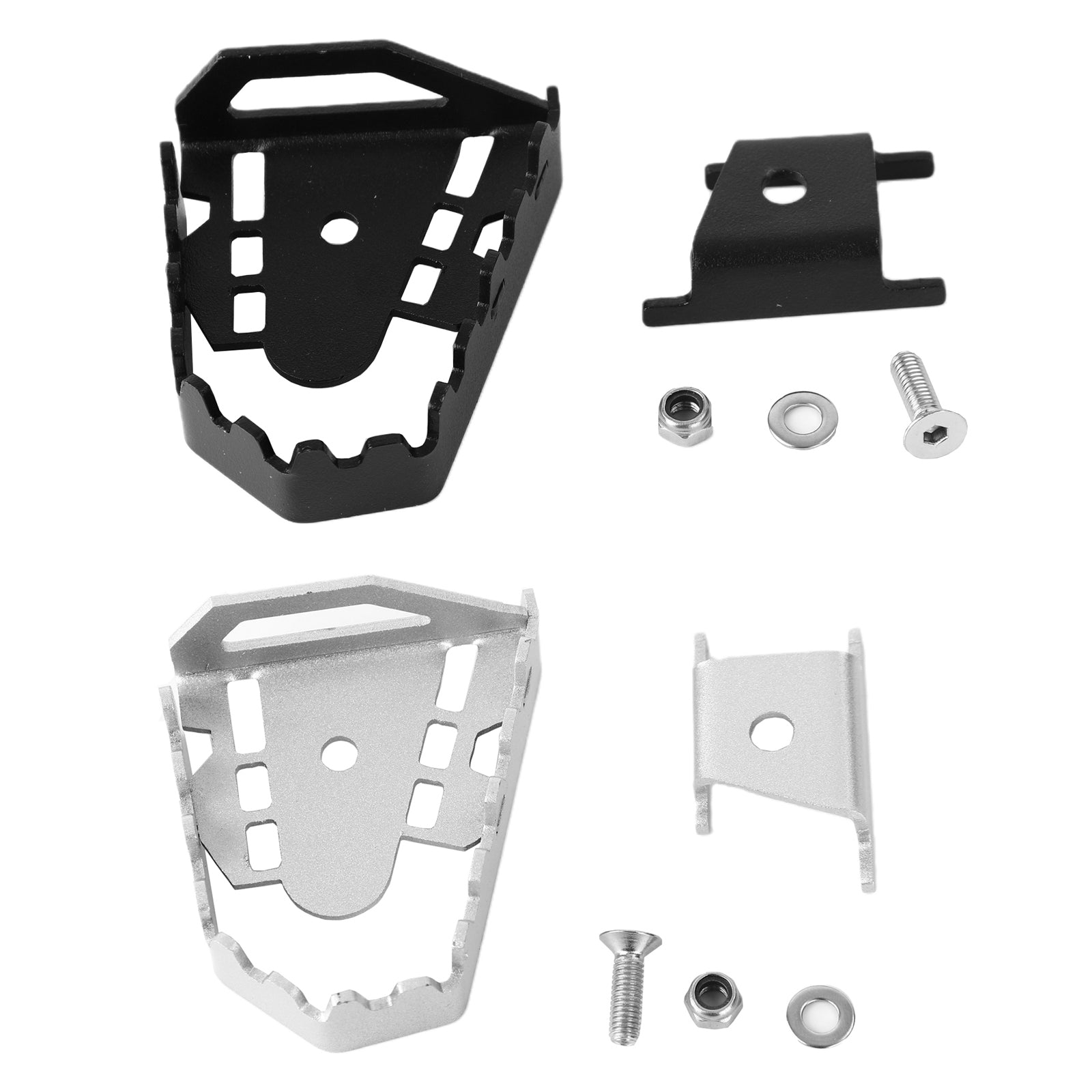 Extension de pédale de levier d'agrandisseur de frein arrière en aluminium pour F850Gs F750Gs 08-16 Silver Generic