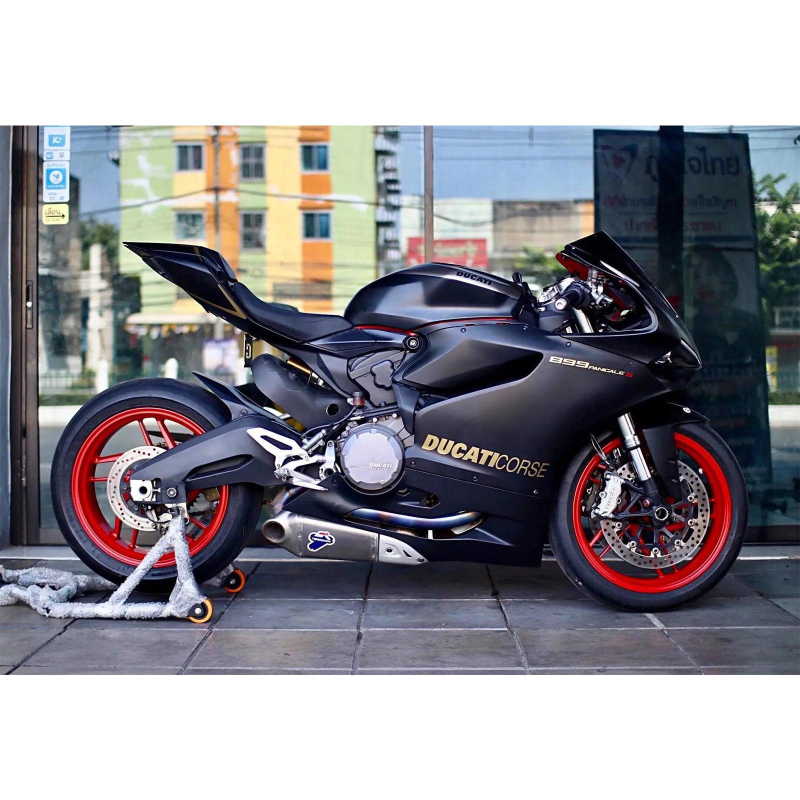 Amotopart Ducati 1199 899 2012-2015 Kit carena carrozzeria in plastica ABS